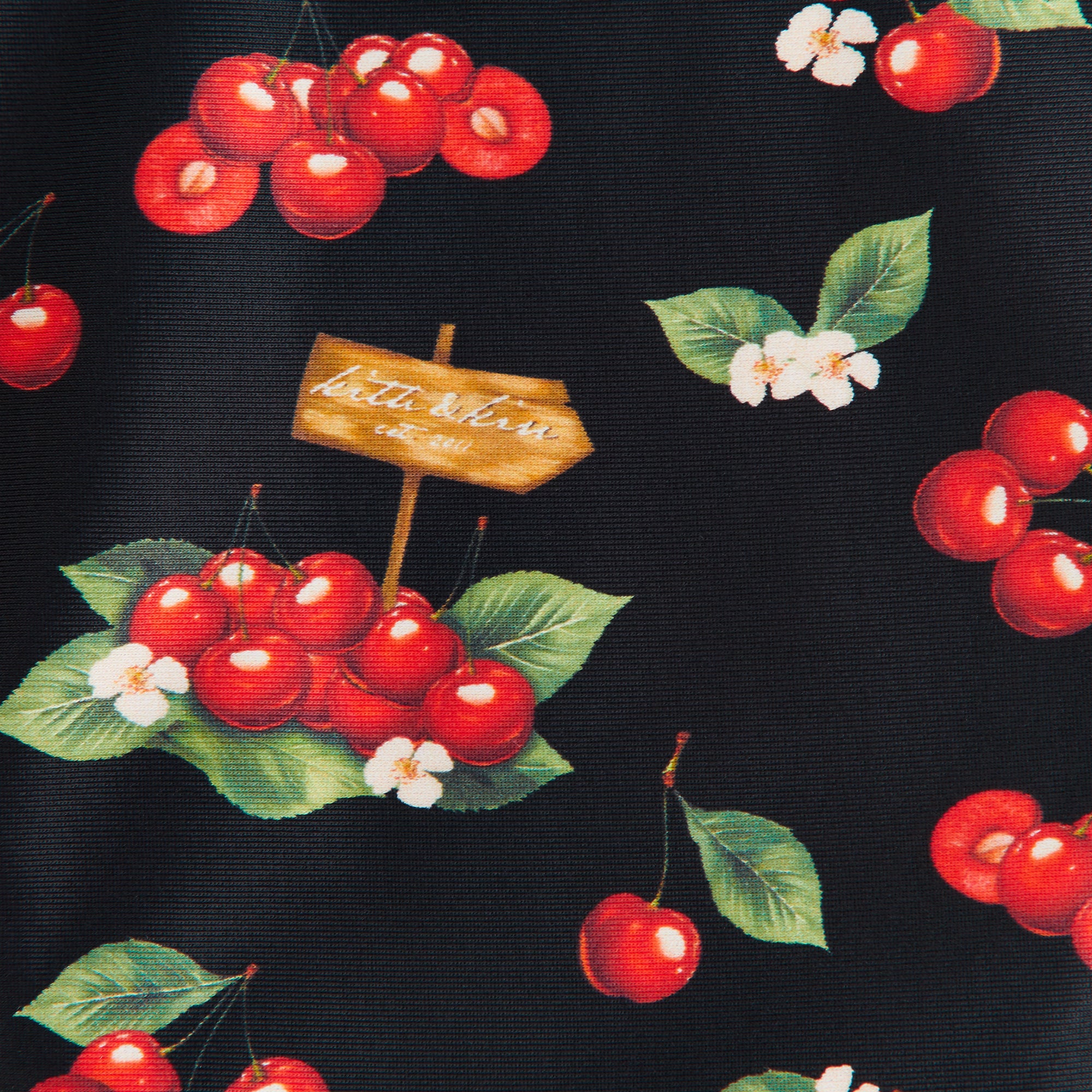 Kith Women Iris Cherry Tie Bottom - Black – Kith Japan