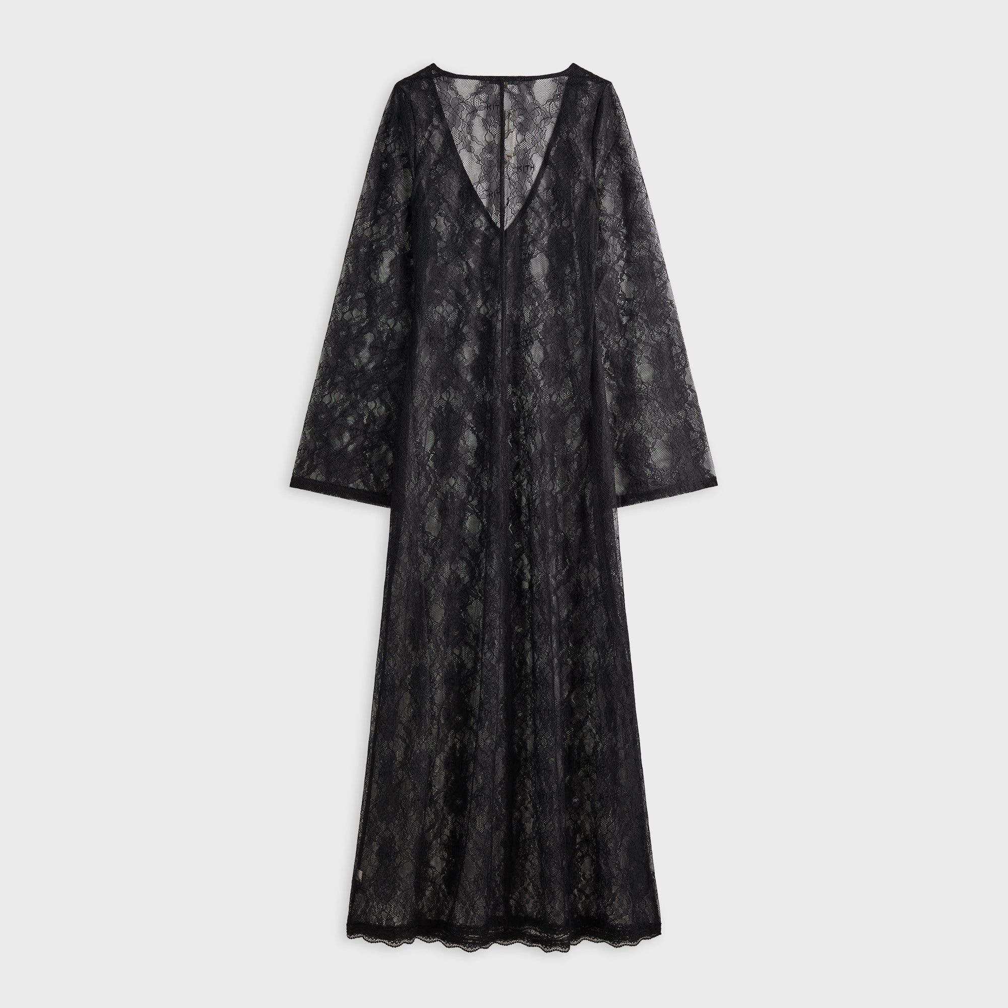 Lisa for Kith Women Lyla V-Neck Lace Maxi Dress - Black – Kith Japan