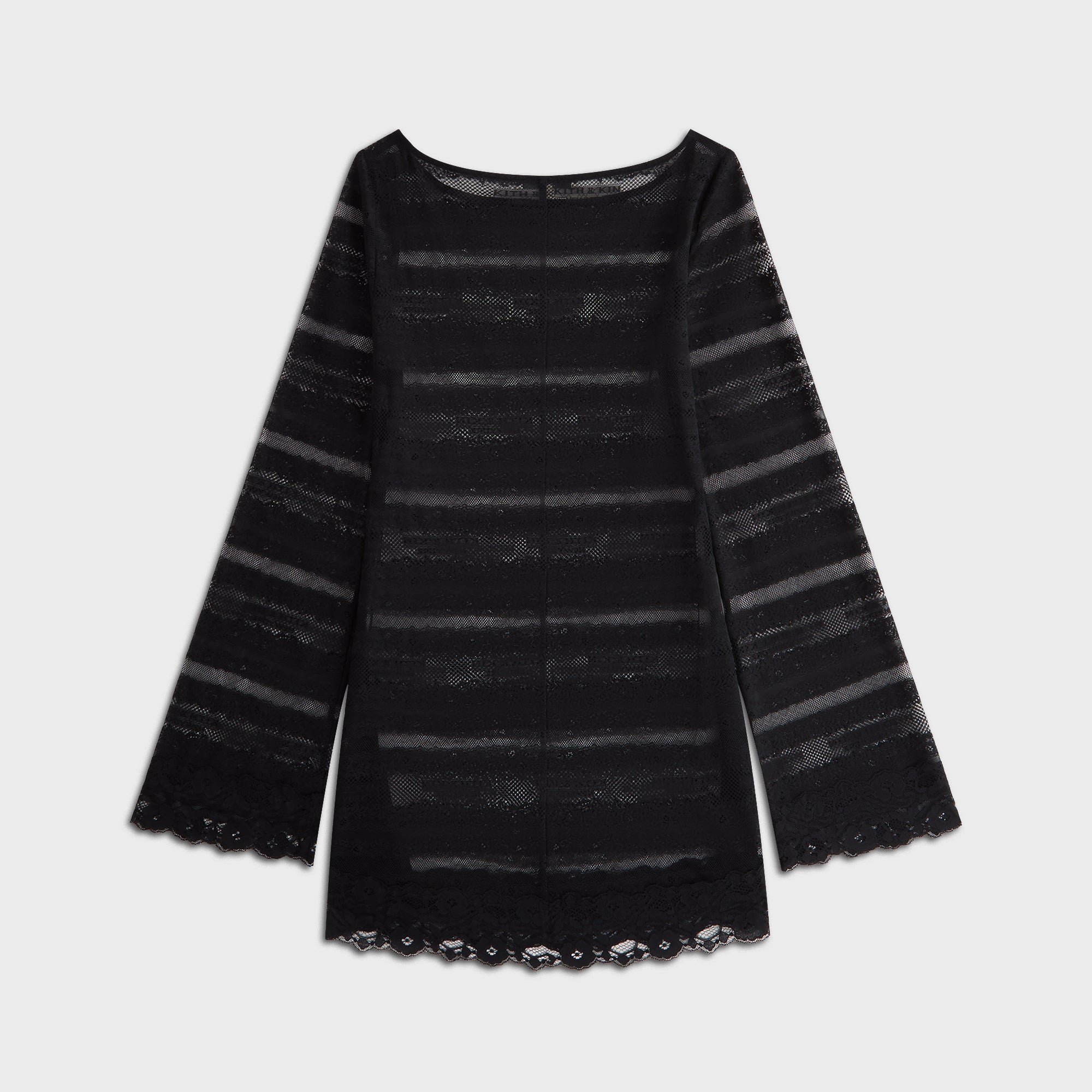 Lisa for Kith Women Odette Logo Lace Mini Dress - Black Lisa for Kith Women Odette Logo Lace Mini Dress - Black