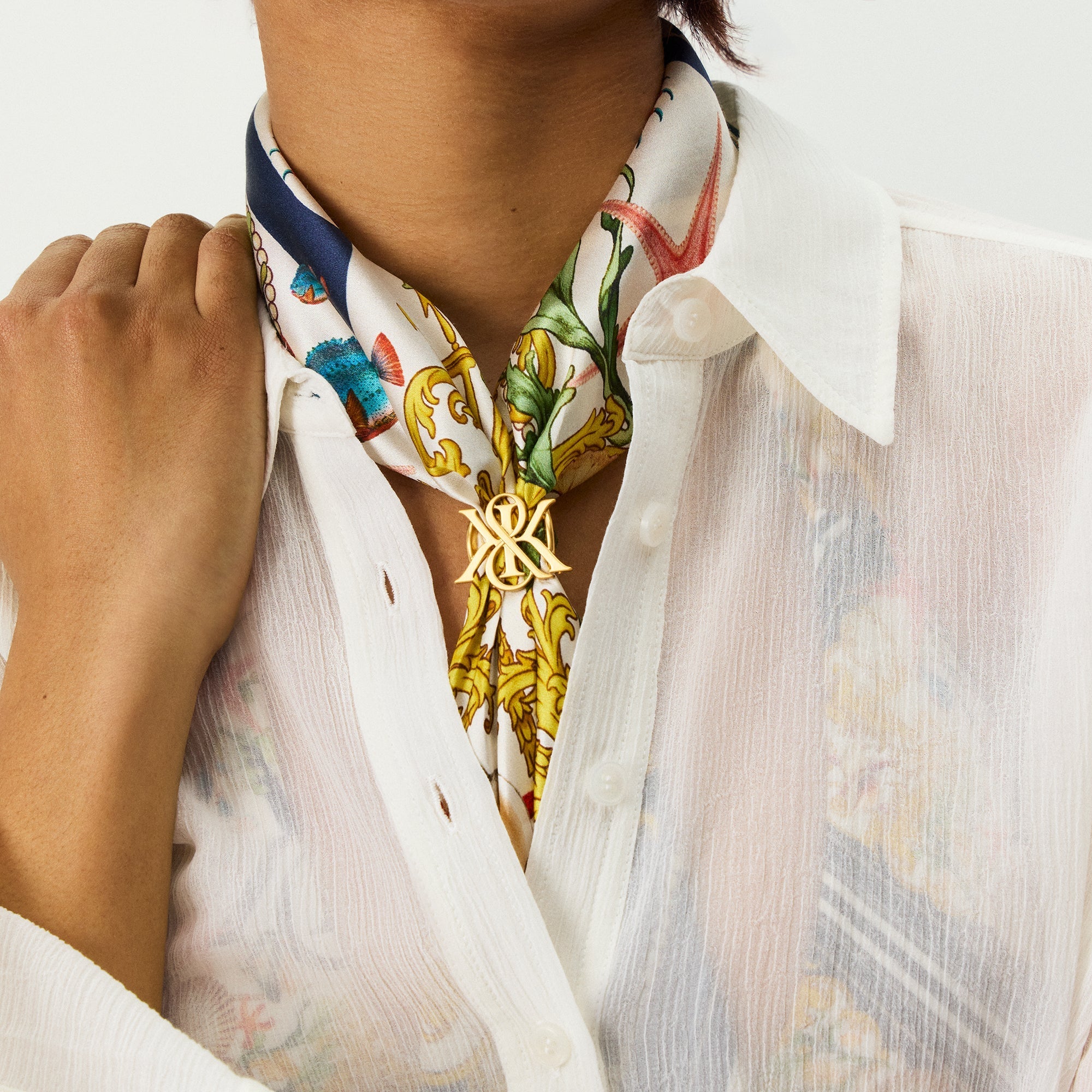 Kith Women Convertible Scarf Top - Nocturnal – Kith Japan