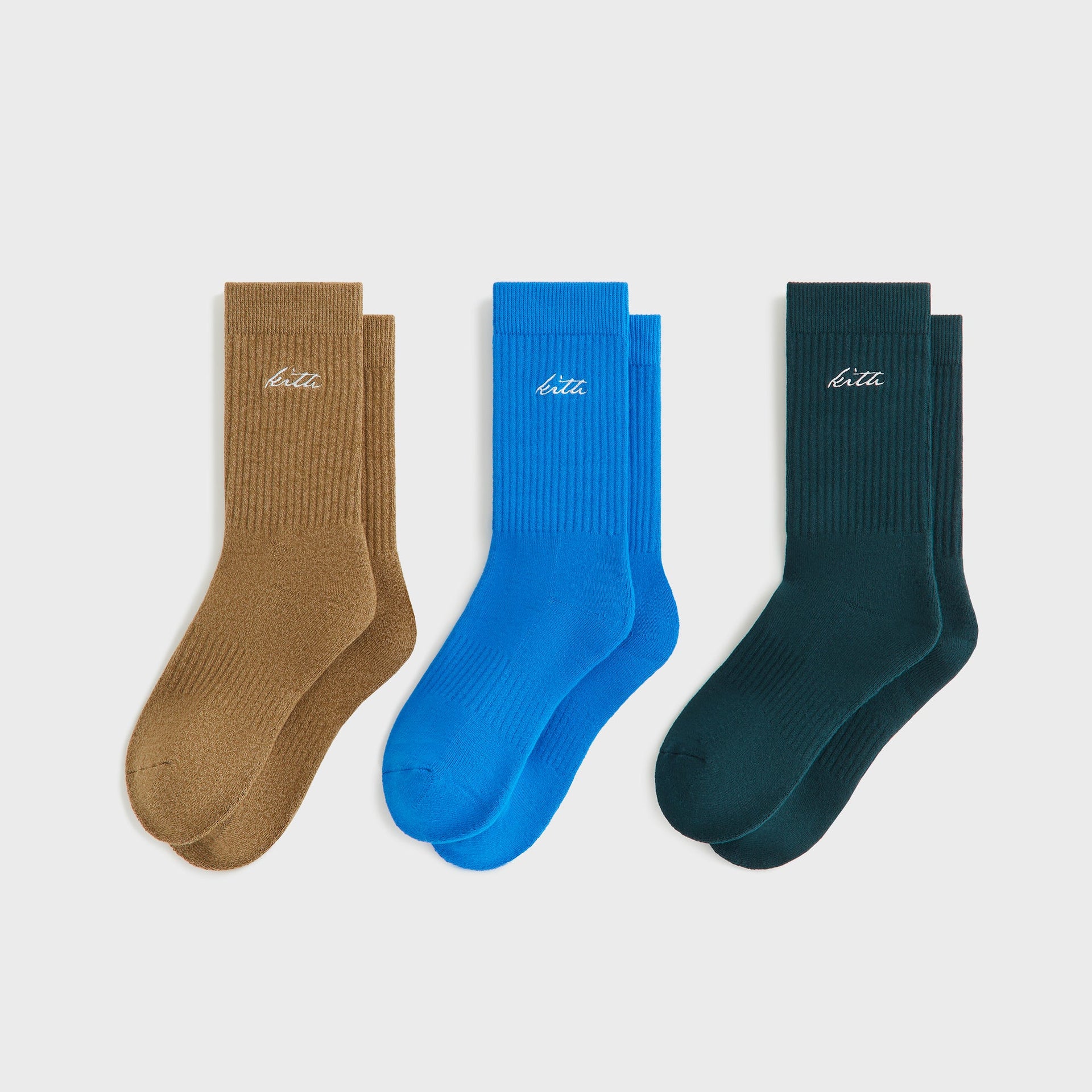 Kith Women Autograph 3-Pack Classic Crew Socks  - Multi