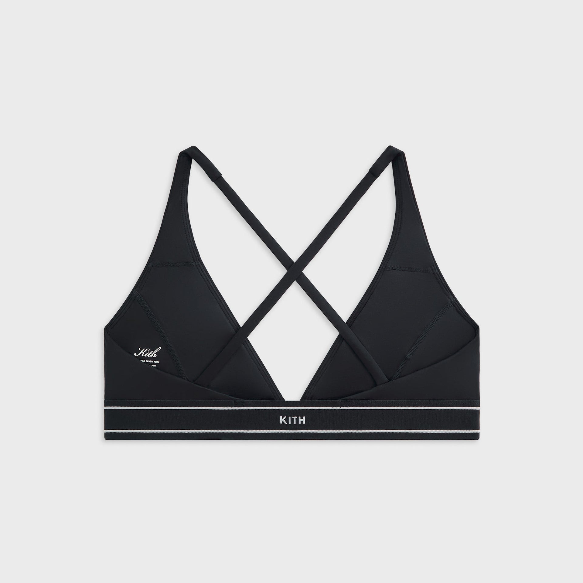 Kith Women Cay Plunge Active Bra - Black