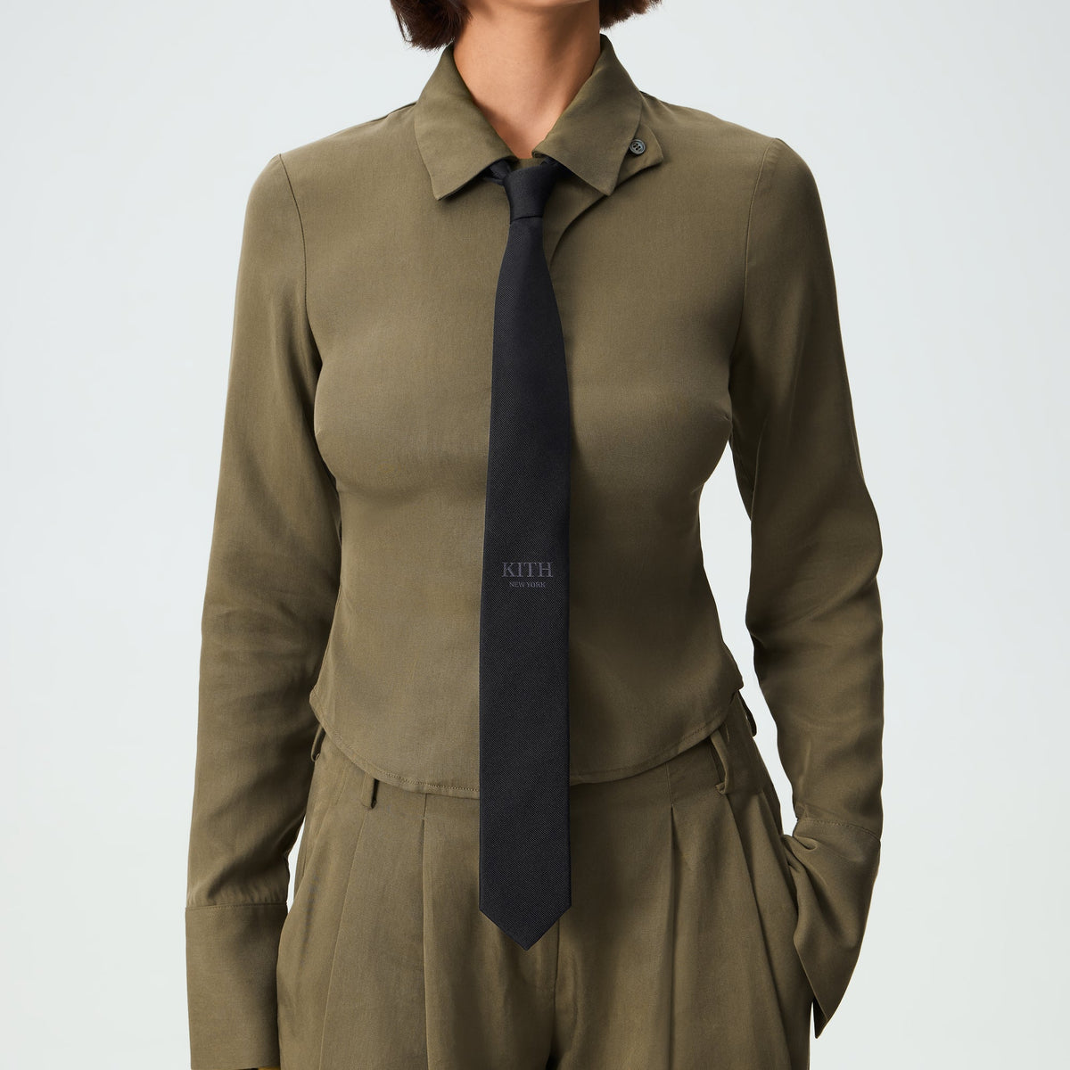 Kith Women Serif Tie - Black