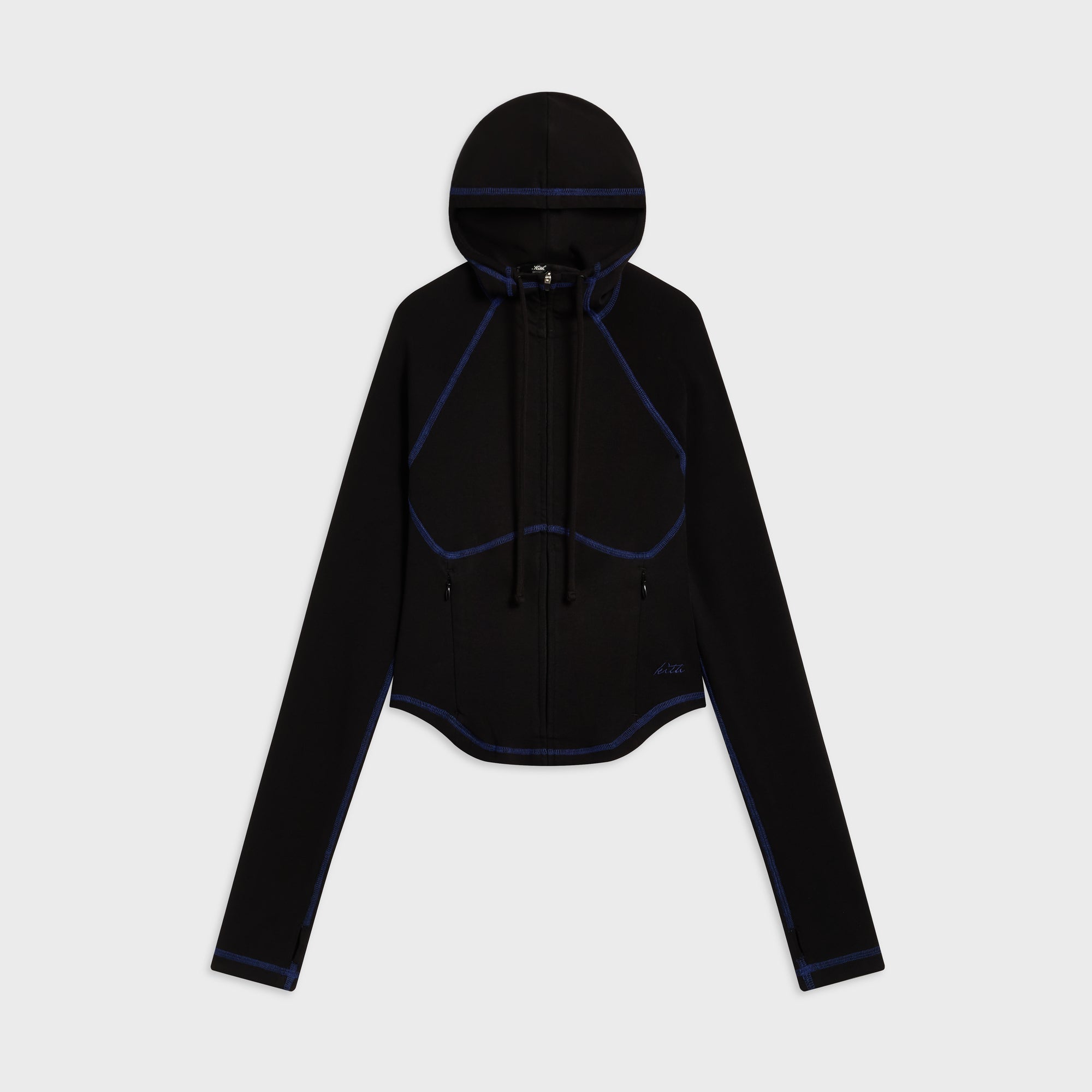 Kith Women Toyo Zip Hoodie - Black – Kith Japan