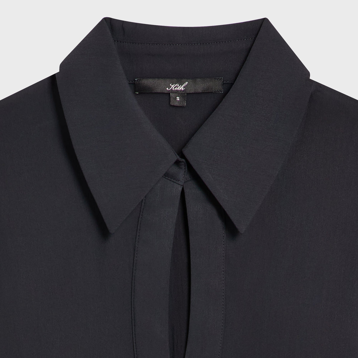 Kith Women Camilla Plunge Shirt - Black - PH