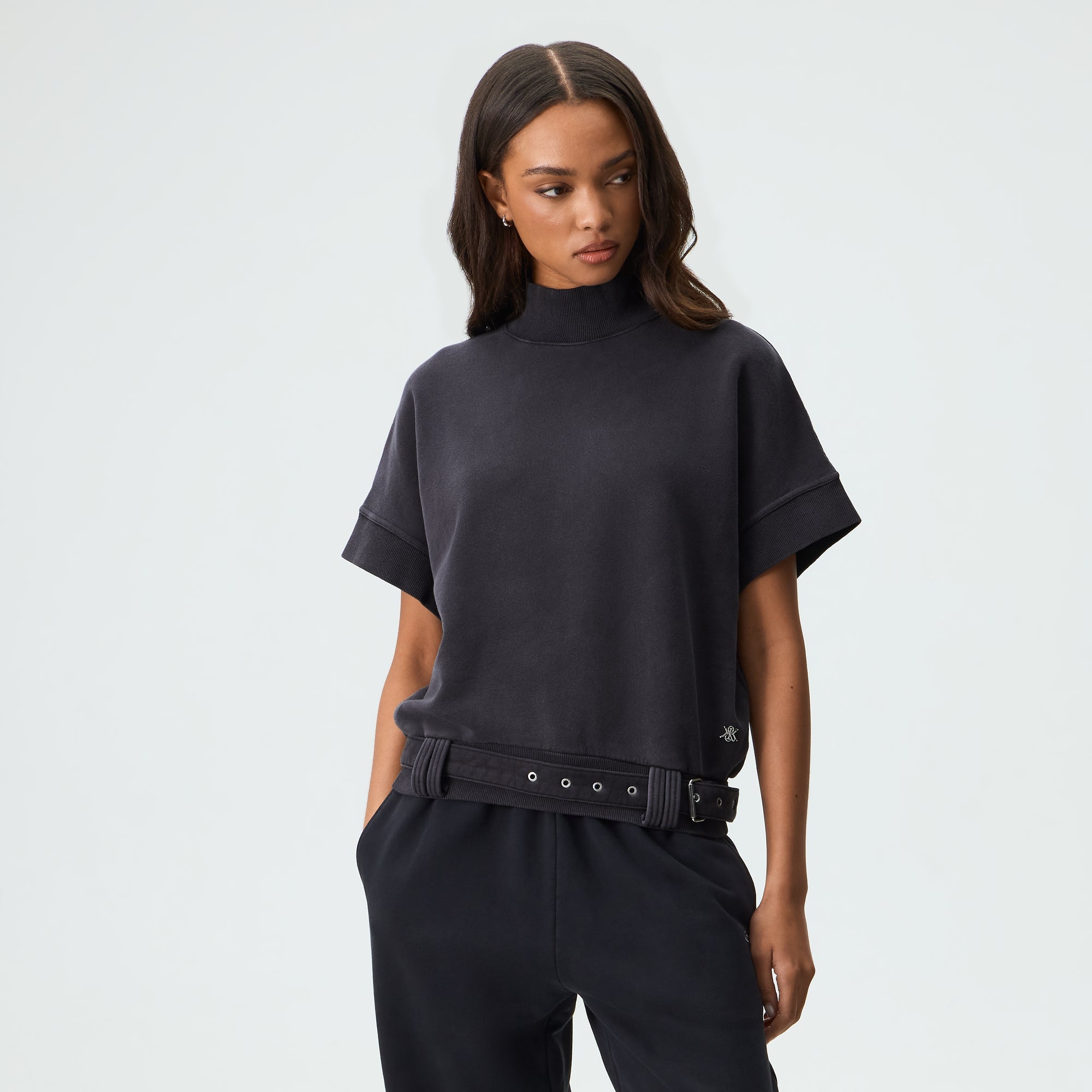 Kith Women Opal Moto Dolman Short Sleeve - Black – Kith Japan
