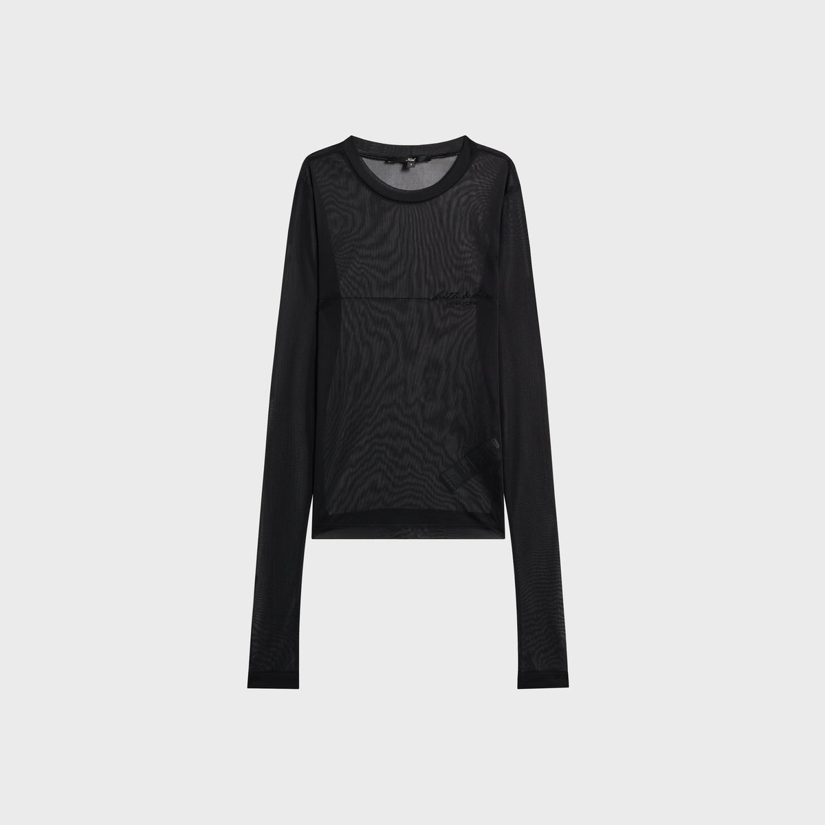 Kith Women Nori Line Mesh Long Sleeve Tee - Black - PH