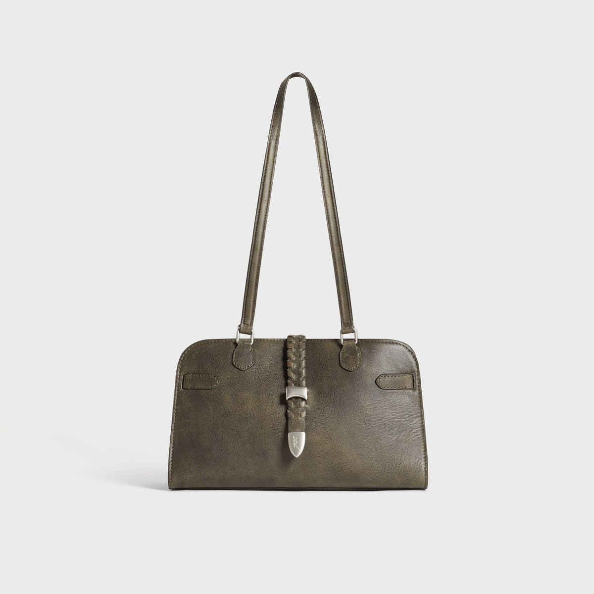 Kith Women Rena Distressed Leather Shoulder Bag - Burnt - PH