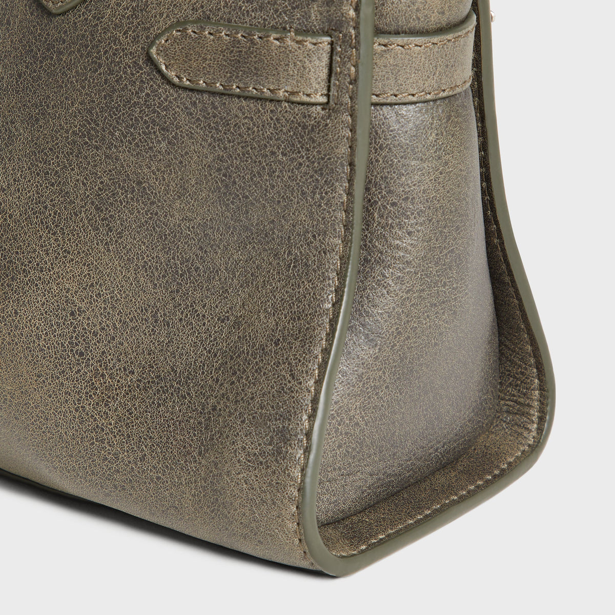 Kith Women Rena Distressed Leather Shoulder Bag - Burnt