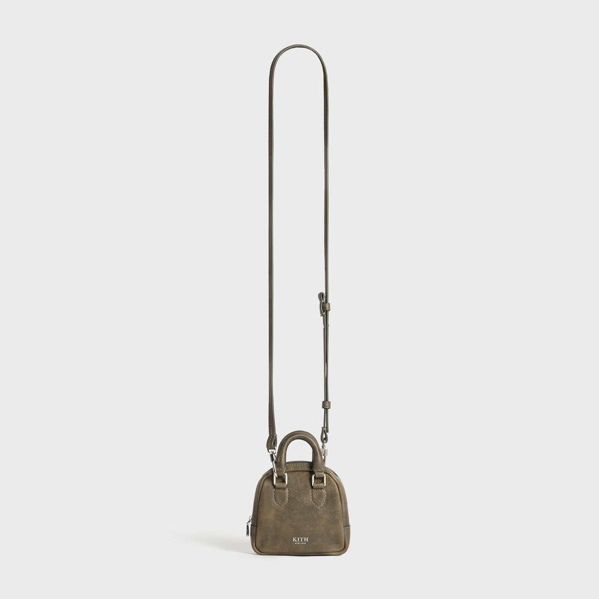 Kith Women Toast Distressed Leather Wallet Crossbody - Burnt