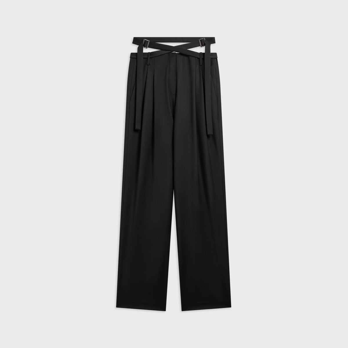 Kith Women Tallis Waist Strap Suiting Trouser - Black