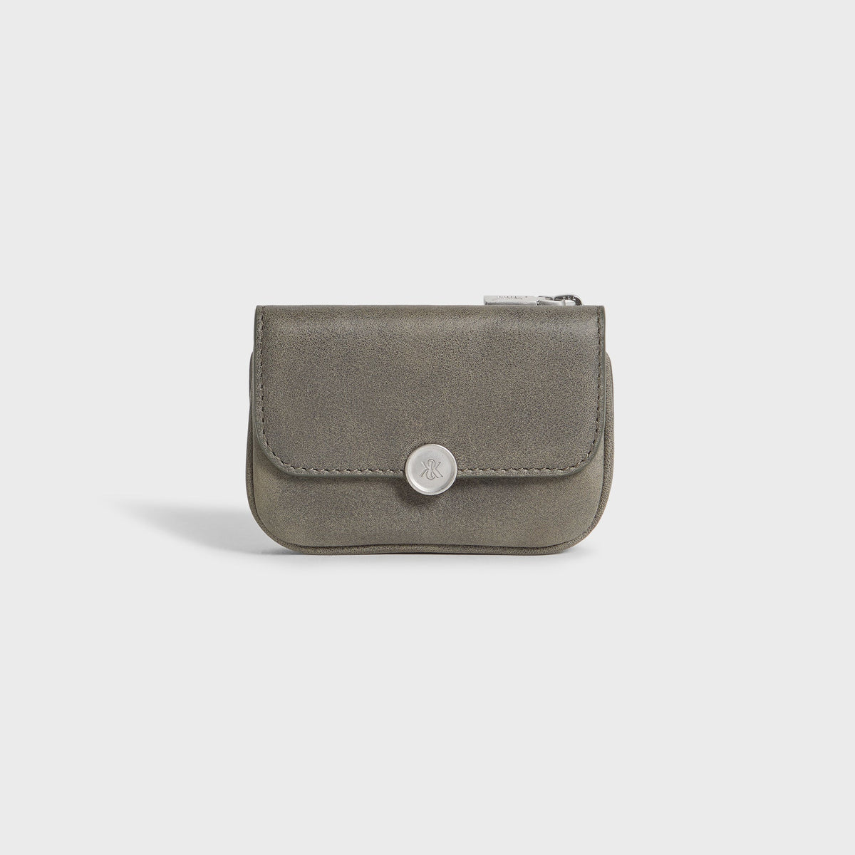 Kith Women Jerica Distressed Leather 2-in-1 Card Wallet - Burnt