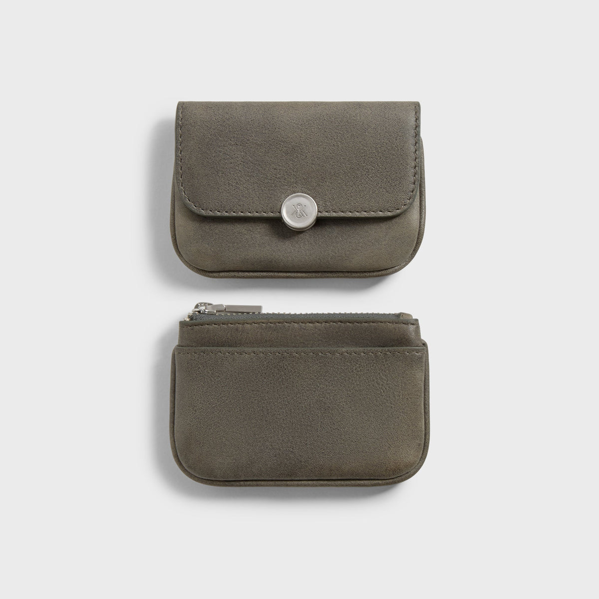 Kith Women Jerica Distressed Leather 2-in-1 Card Wallet - Burnt