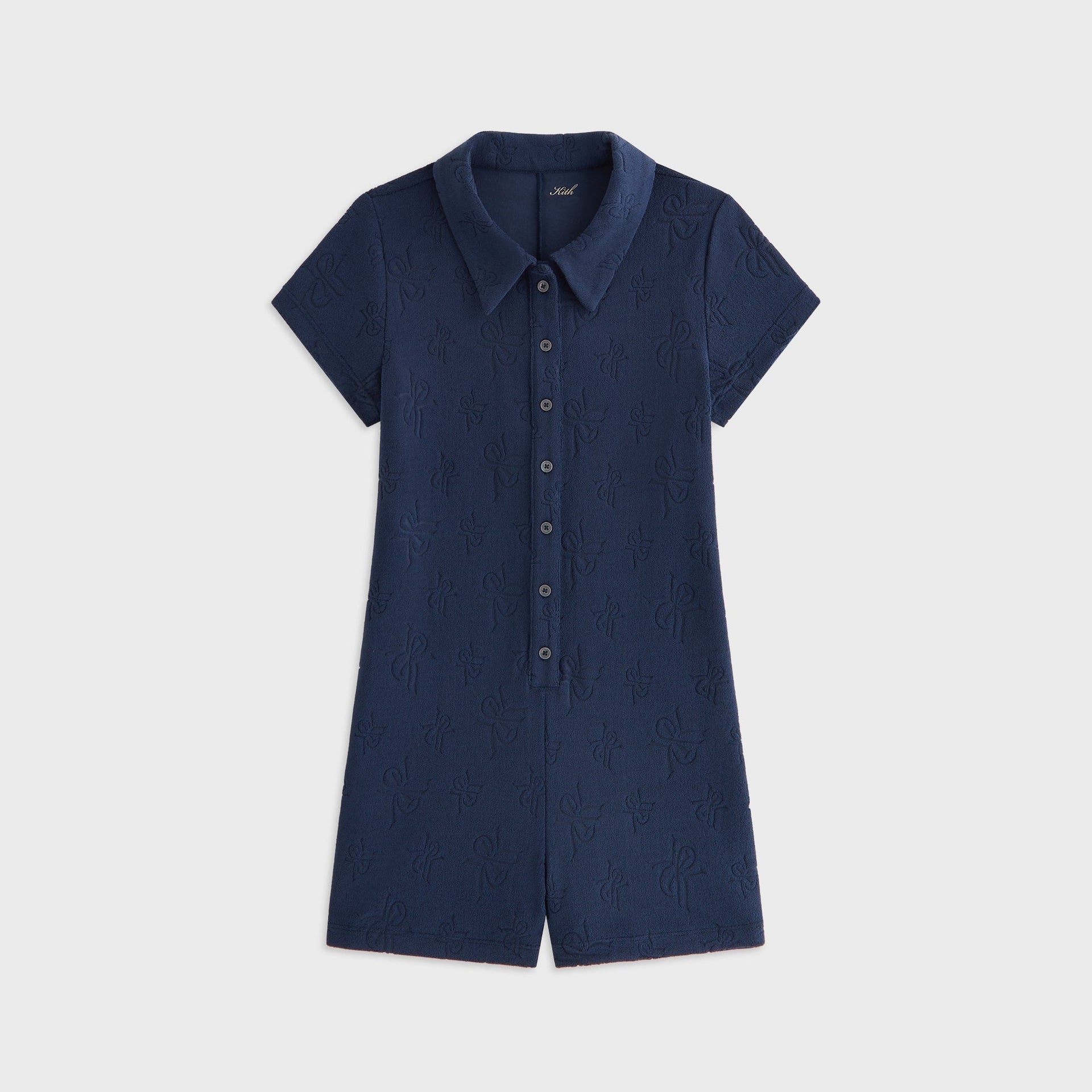 Kith Women Rylee Crest Towel Terry Romper - Nocturnal - PH