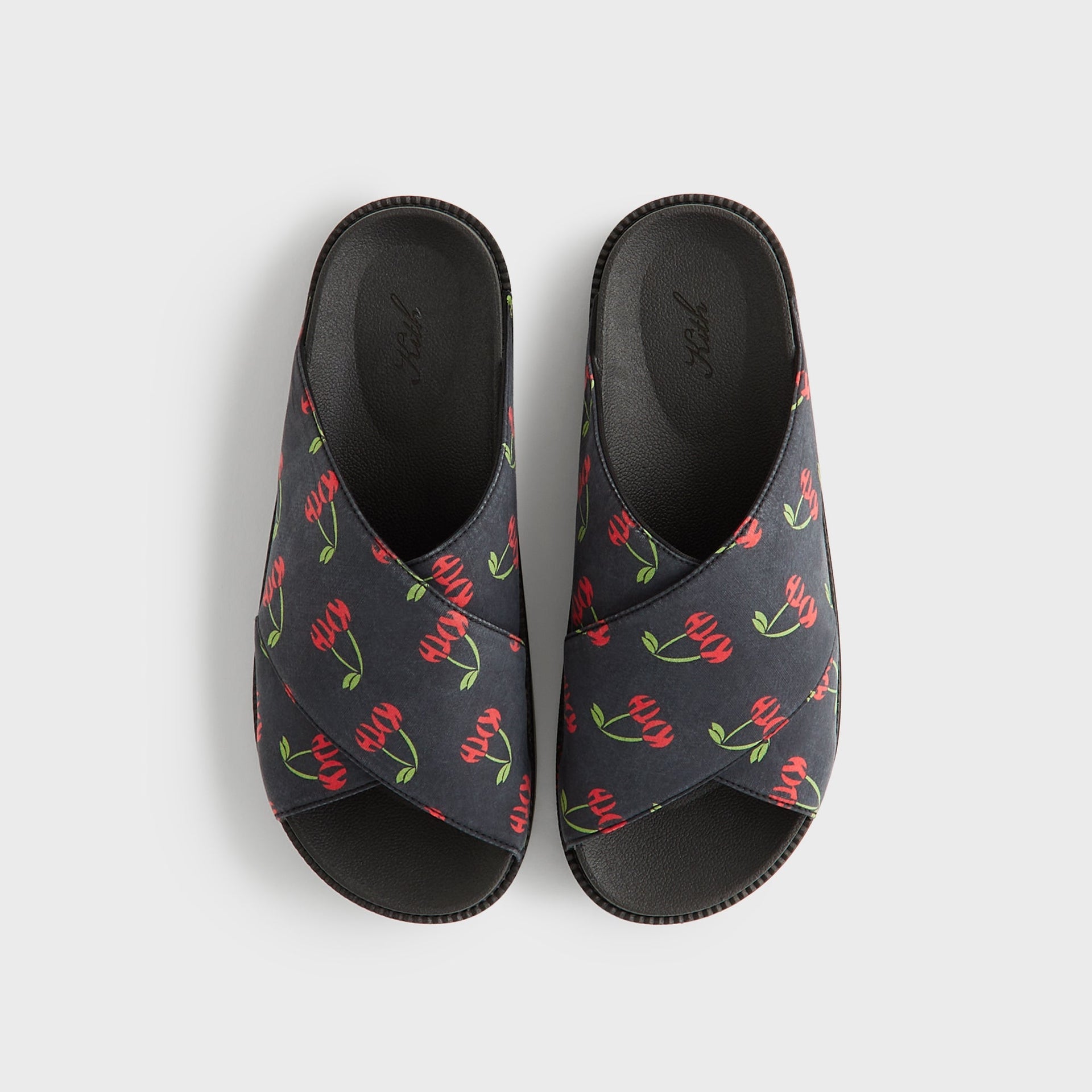 Kith Women Cherry Criss Cross Slides - Black - PH