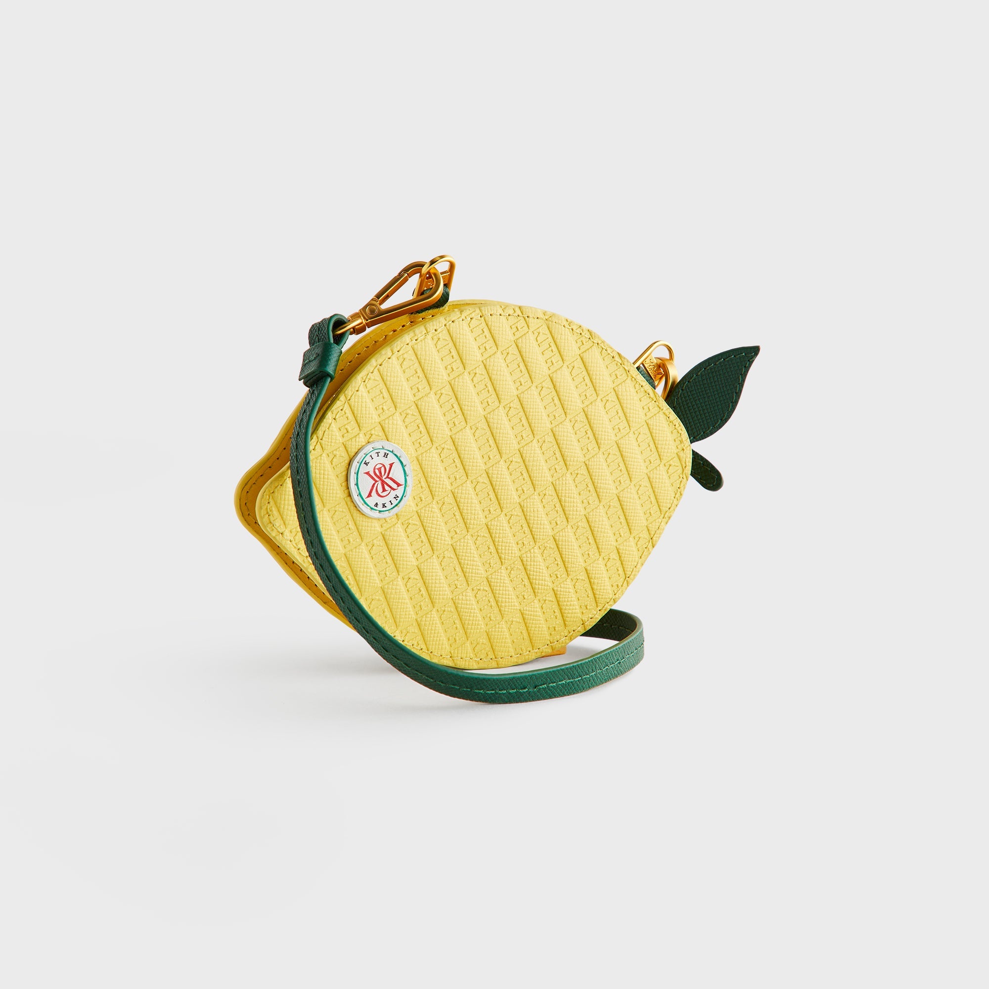 Kith Women Leather Lemon Pouch - Spritz – Kith Japan