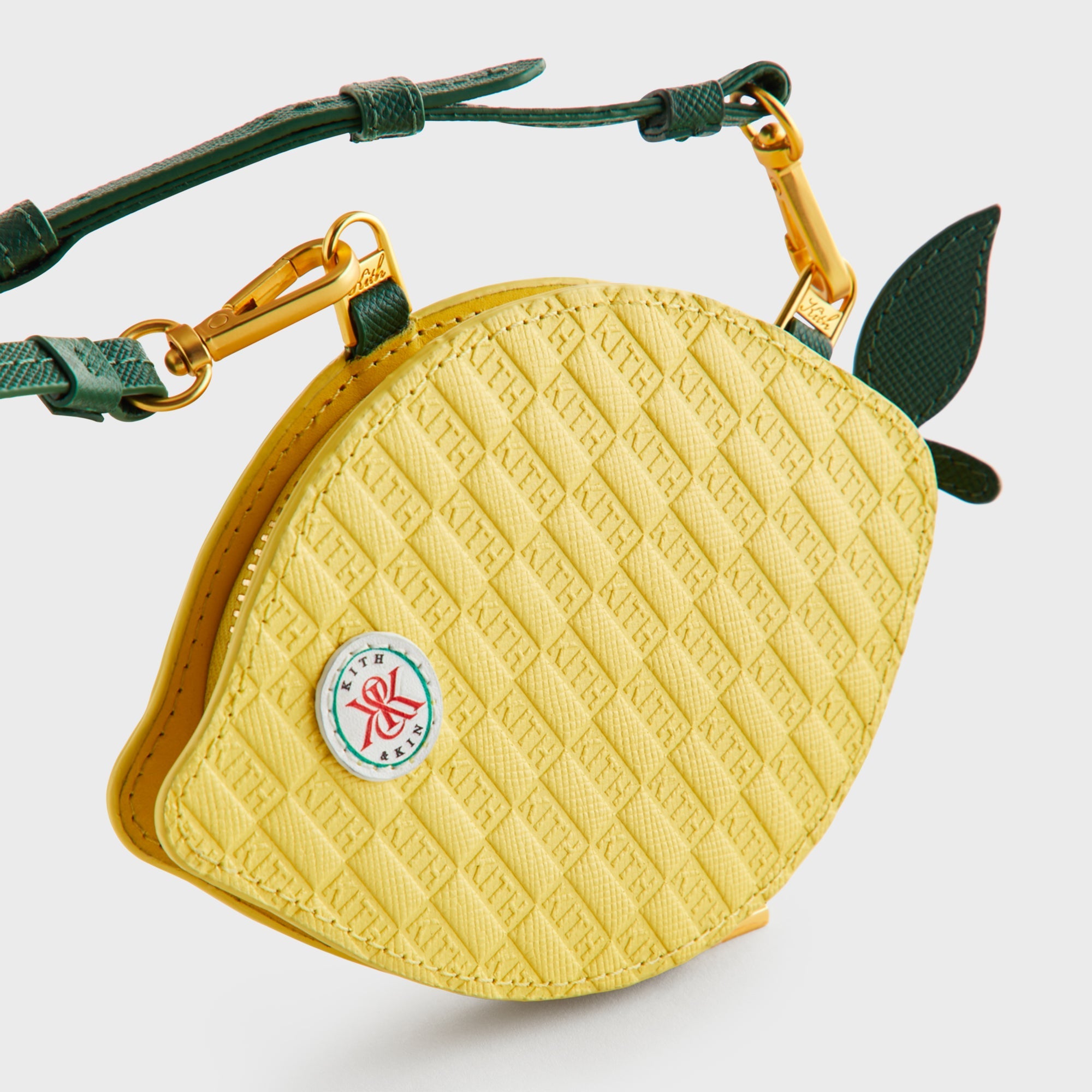 Kith Women Leather Lemon Pouch - Spritz – Kith Japan