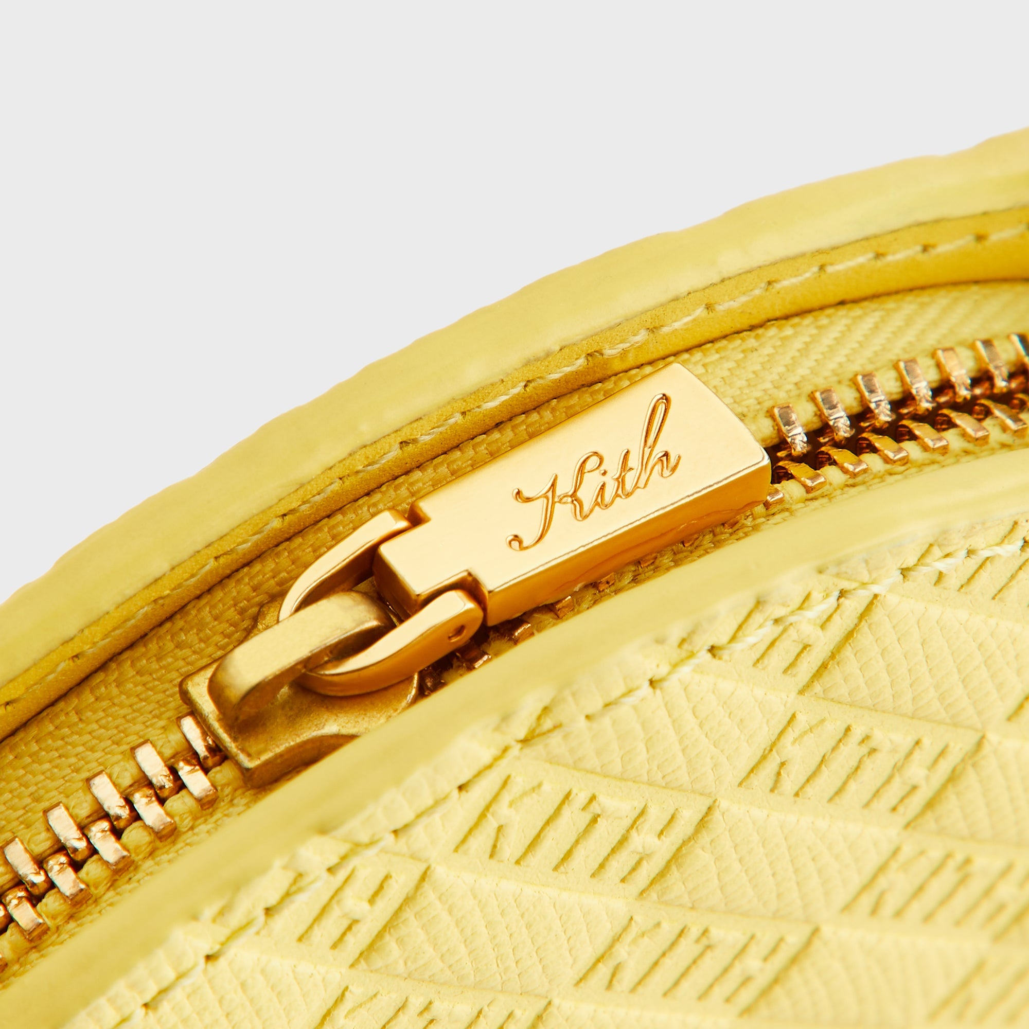 Kith Women Leather Lemon Pouch - Spritz – Kith Japan