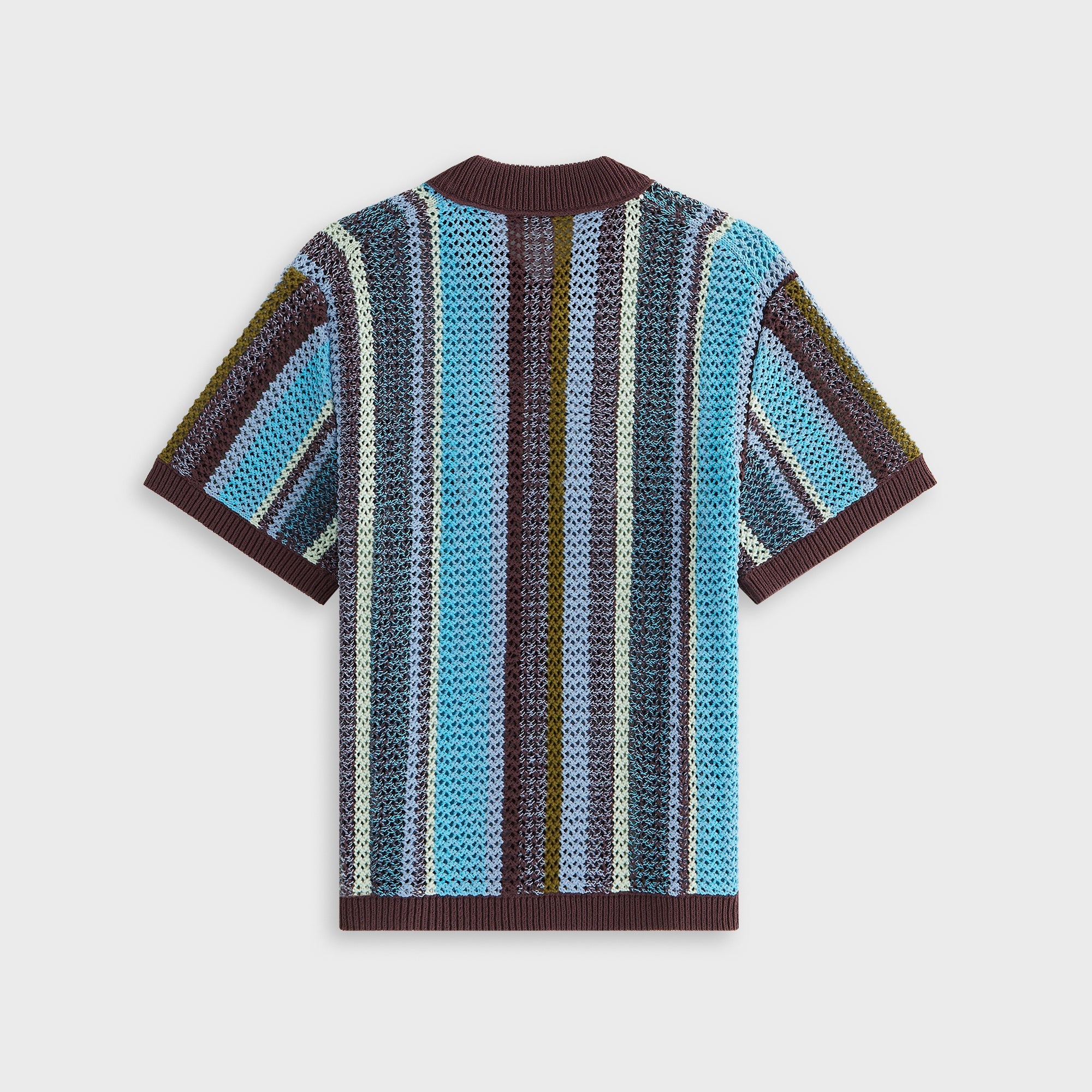 トップス BEAMS GRADATION CLOCHET KNIT SHIRT BEAMS GRADATION CLOCHET KNIT SHIRT 【公式通販】