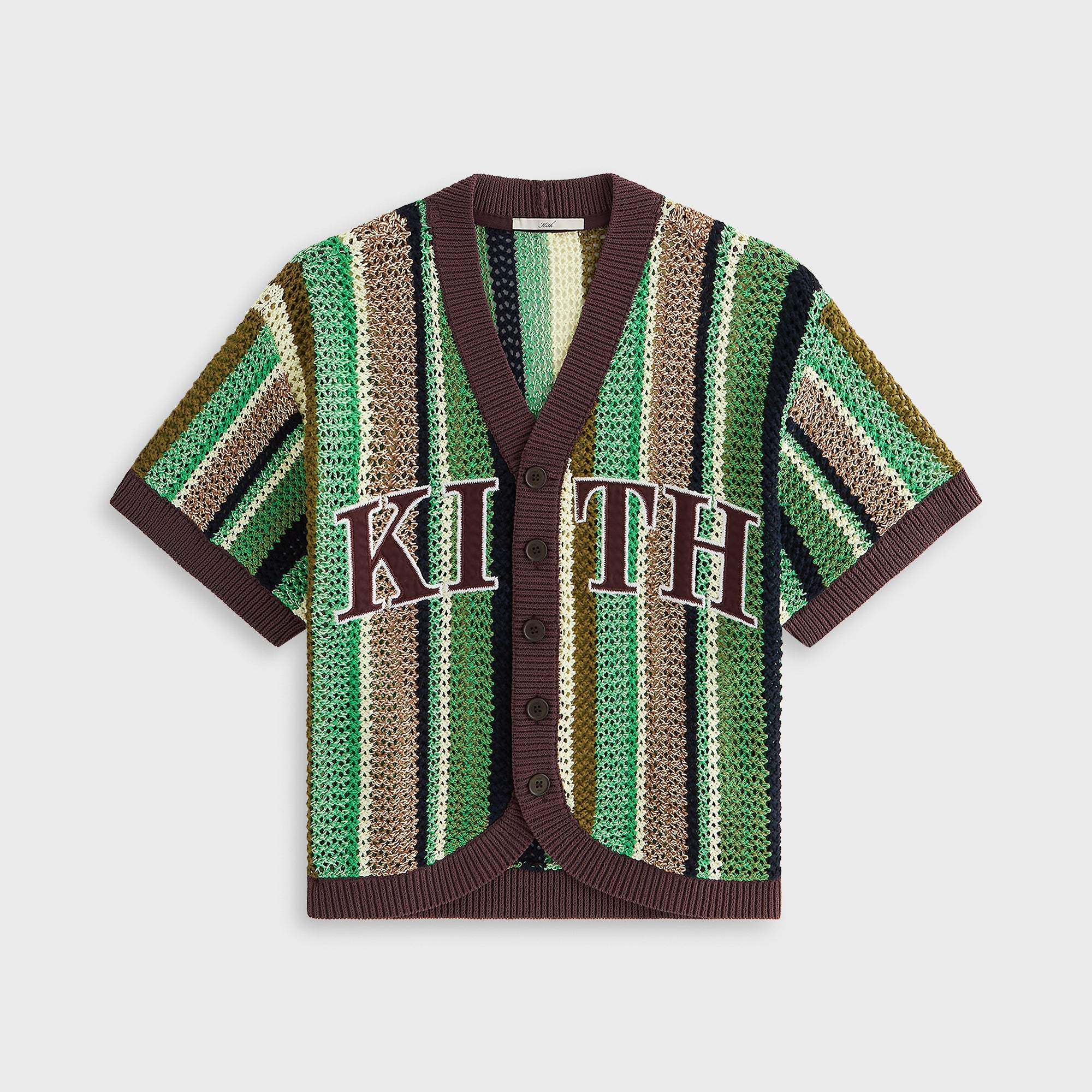 Kith Women Robyn Crochet Baseball Jersey - Legacy – Kith Japan