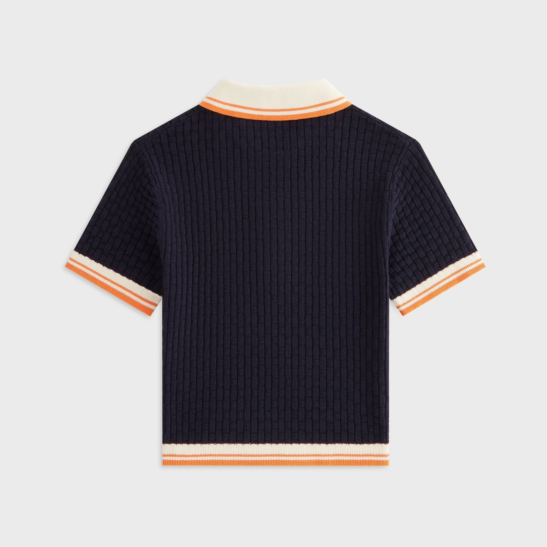 Kith Women Taylen Basketweave Sweater Polo - Ink - PH