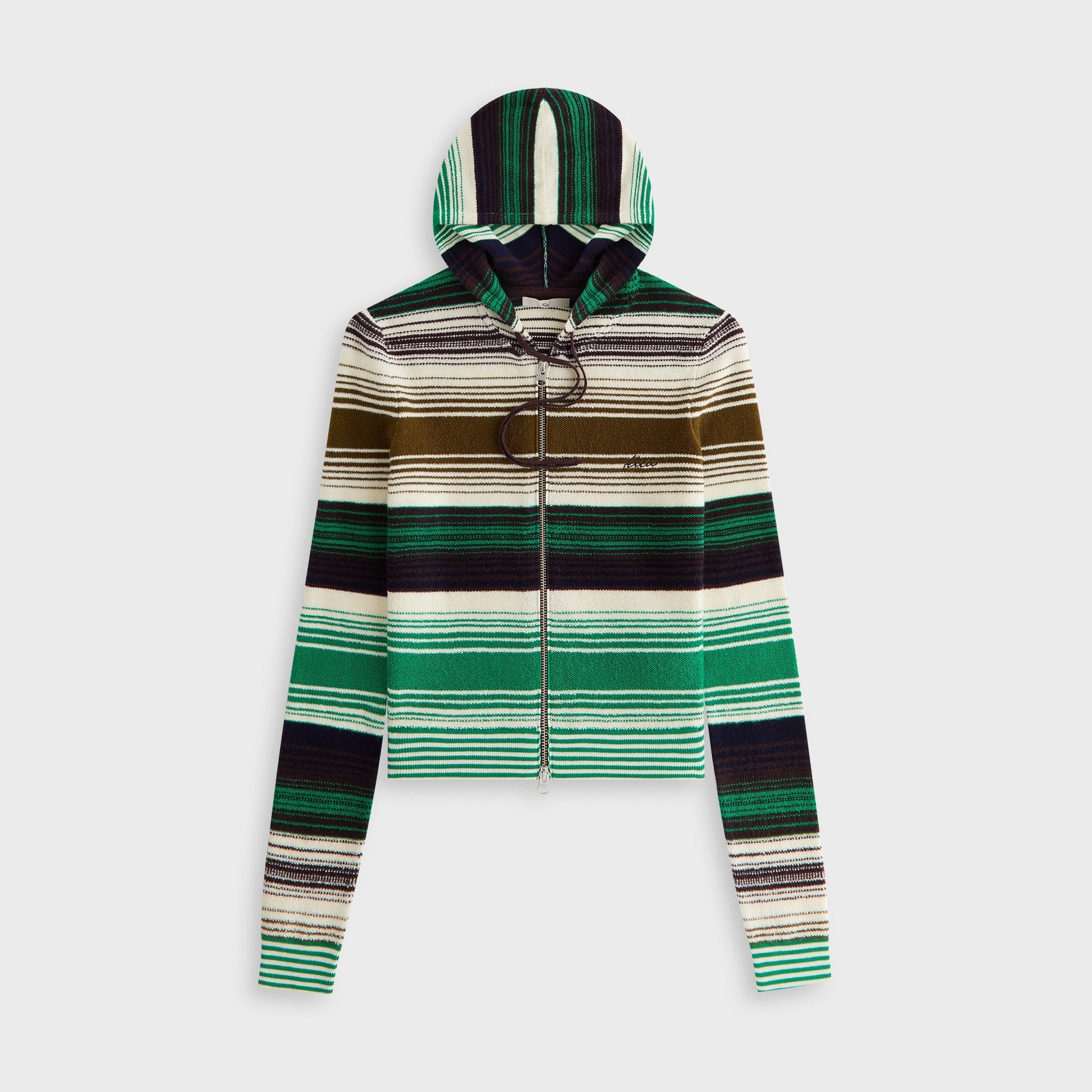 Kith Women Adley Shrunken Multi Sweater Hoodie - Legacy - PH