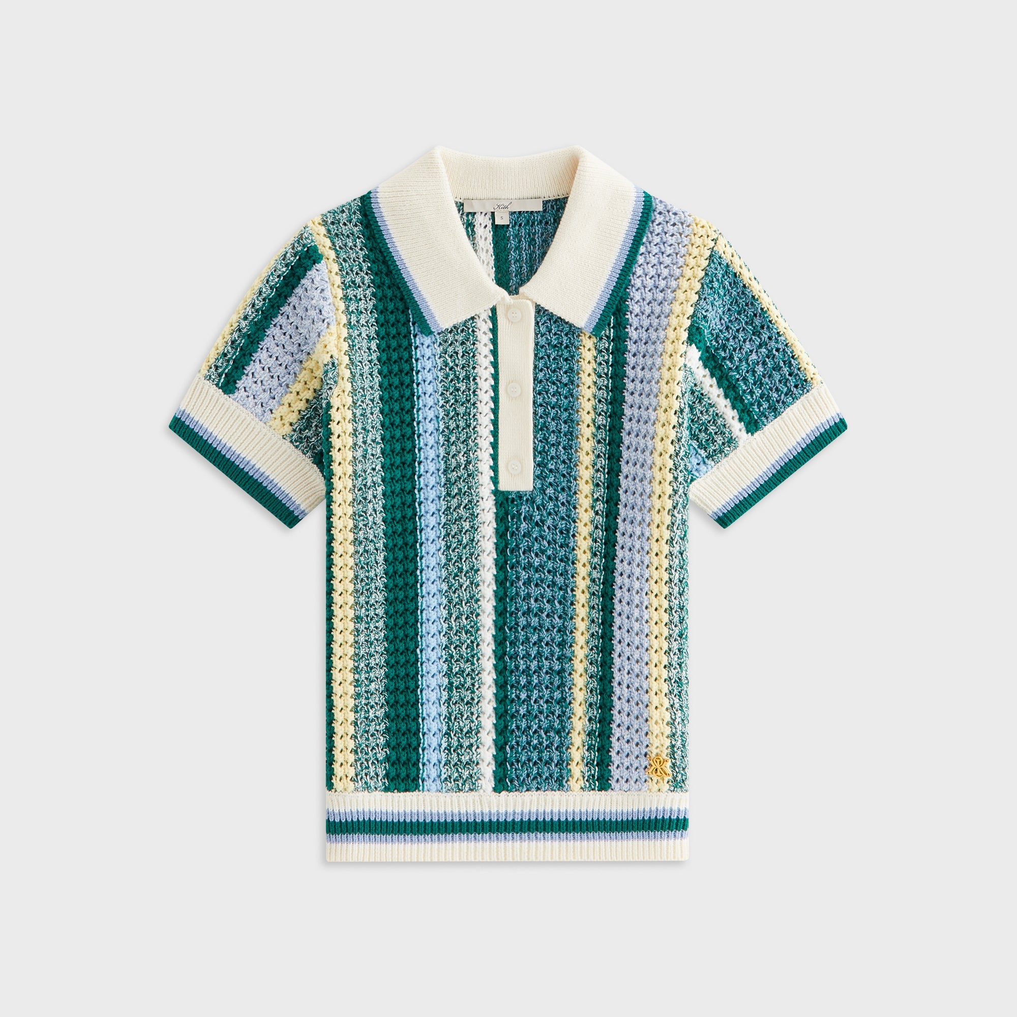 Kith Women Riven Crochet Polo - Majestic – Kith Japan