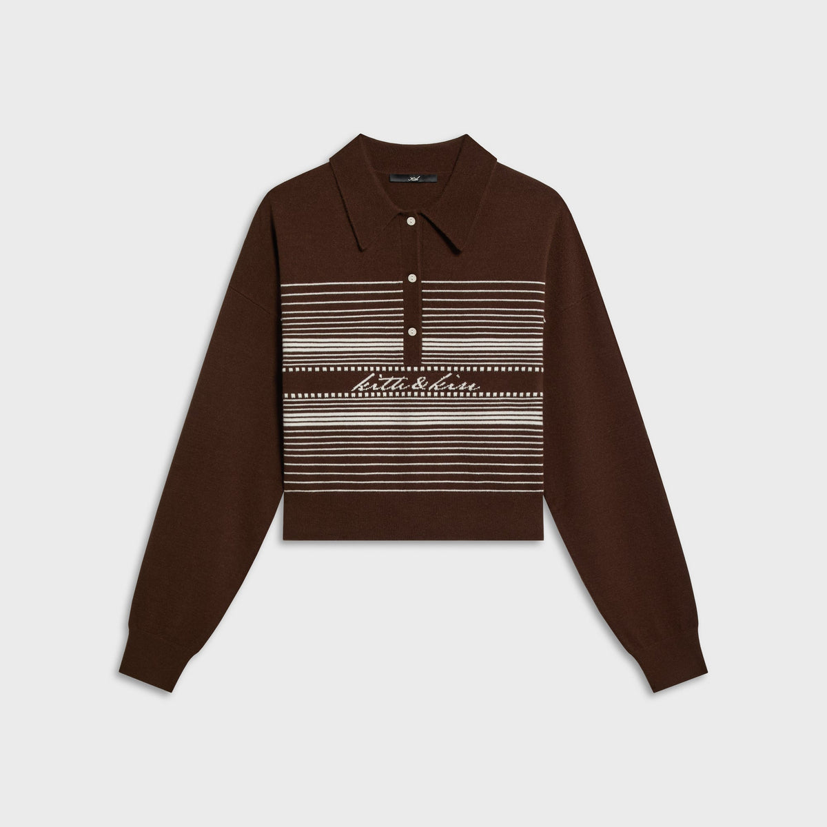 Kith Women Selma Kith & Kin Cropped Polo - Incognito