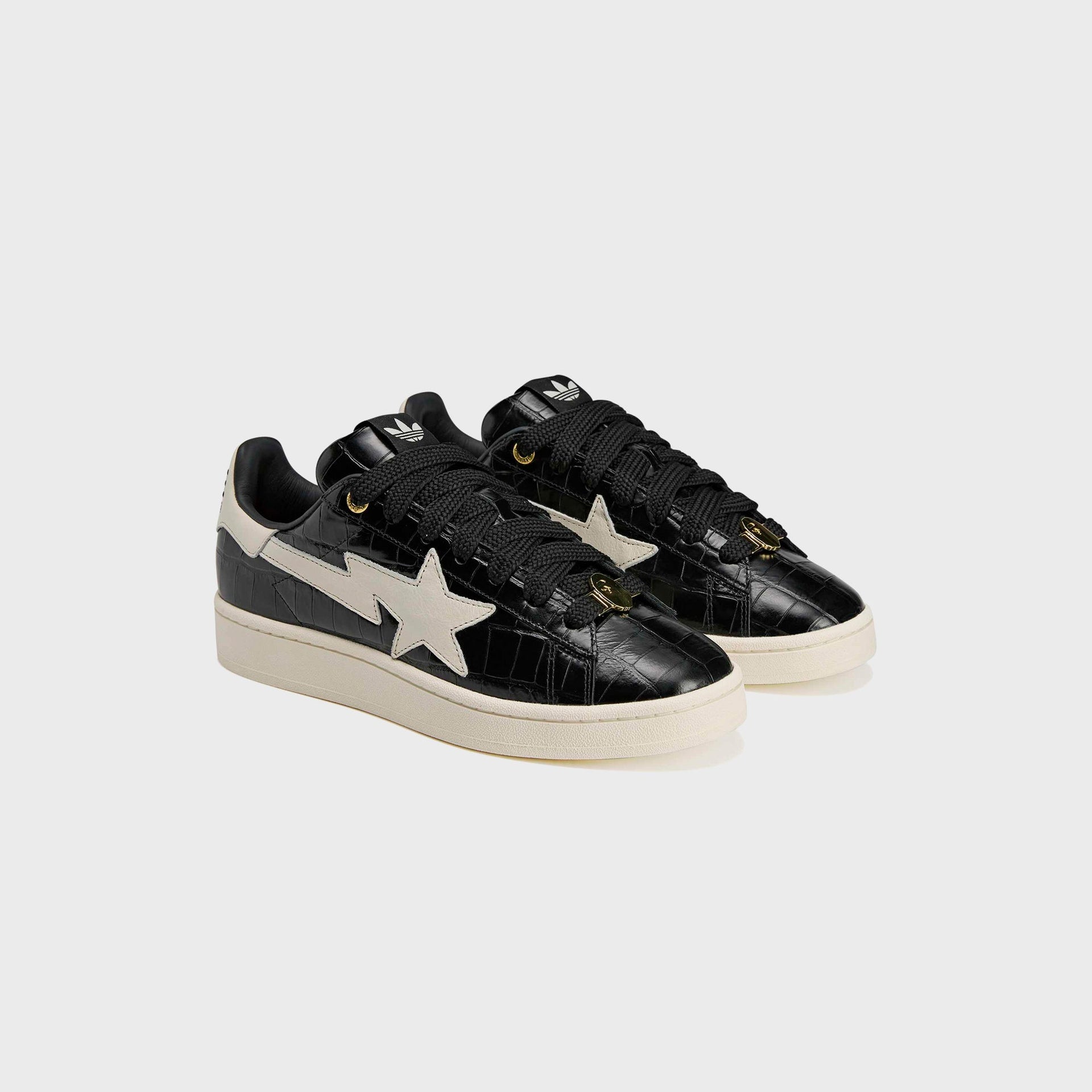 adidas x BAPE Campus 00S - Core Black / Off White / Gold Metallic