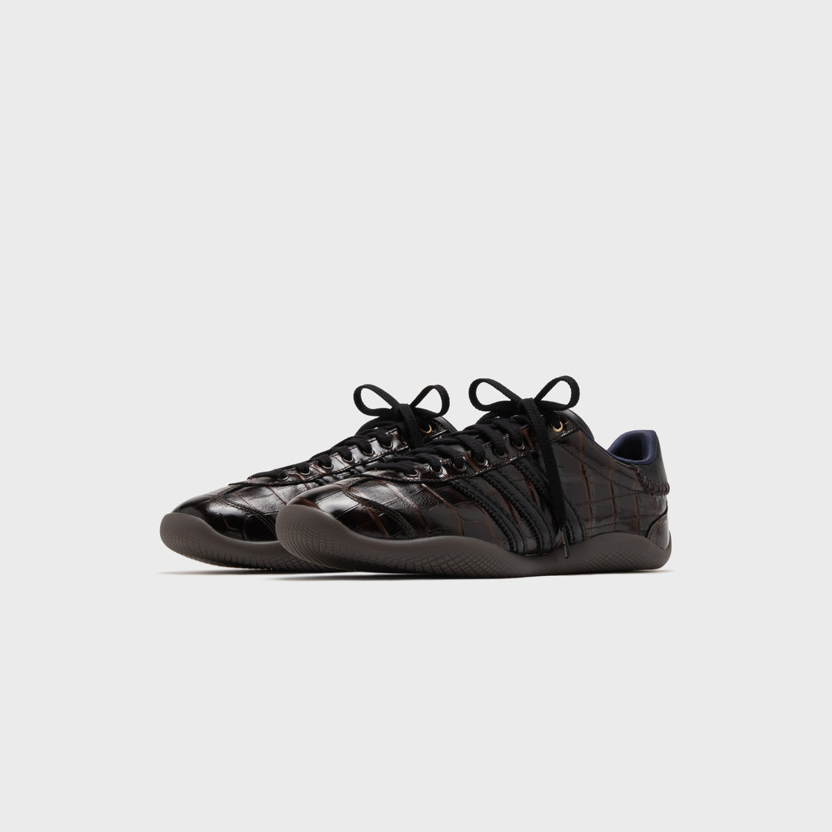 adidas × Wales Bonner Karintha Croc - Dark Brown / Core Black / Gold Metalic