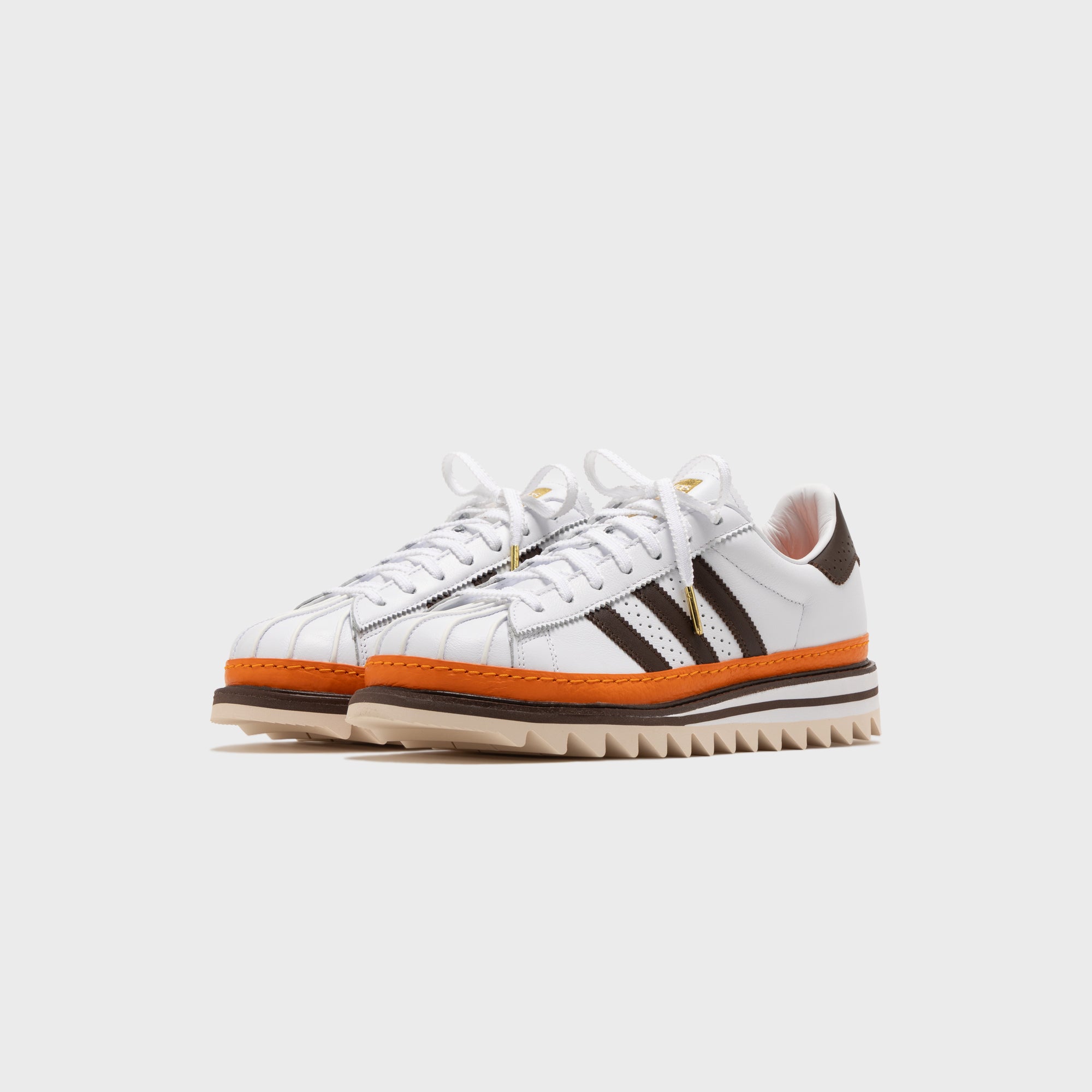 adidas CLOT Ex Orange Superstar - White / Coffee / Orange – Kith Japan