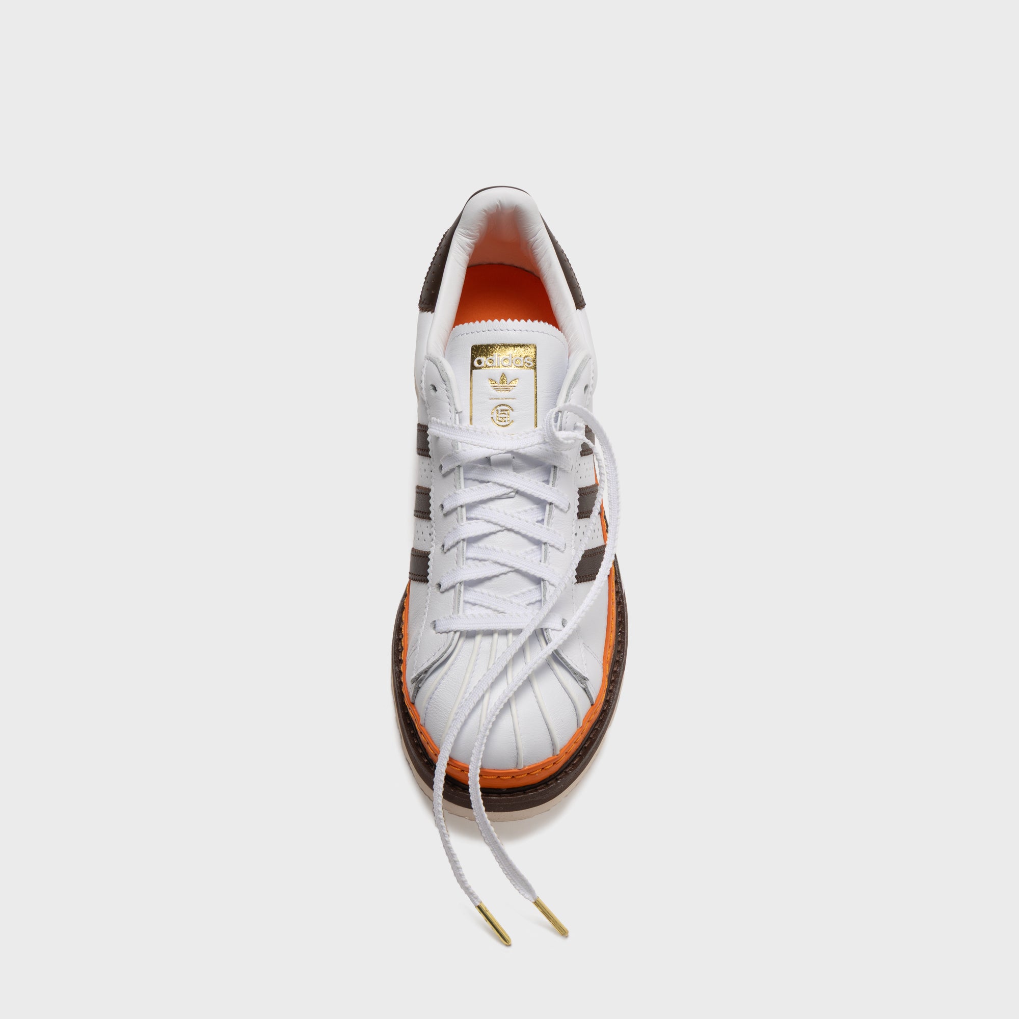 adidas CLOT Ex Orange Superstar - White / Coffee / Orange – Kith Japan