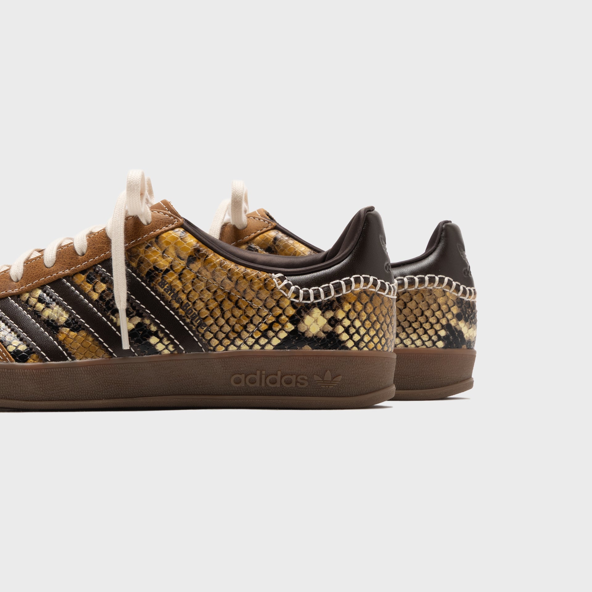 adidas × Wales Bonner Gazelle Snake - Supplier Colour / Dark Brown / Wonder White
