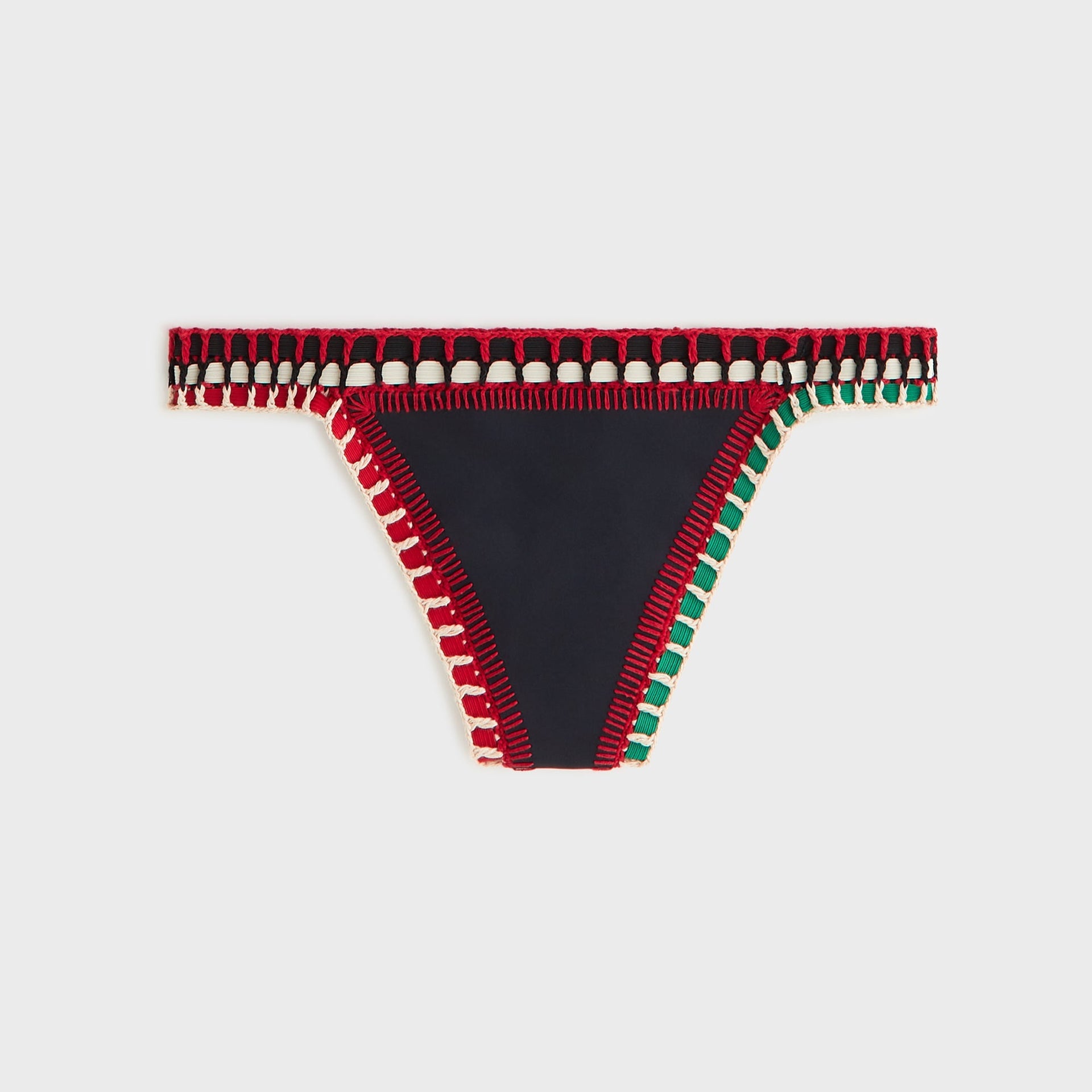 Kith Women & KIINI Triangle Bikini Bottom - Black - PH