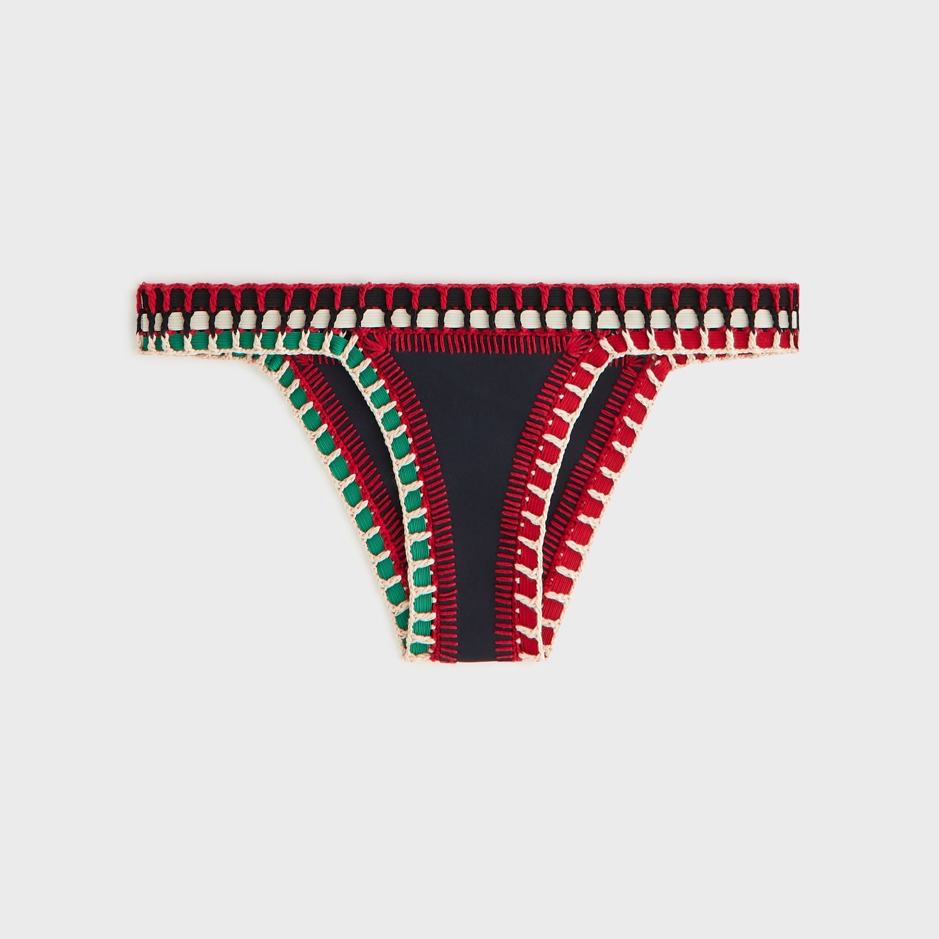 Kith Women & KIINI Triangle Bikini Bottom - Black - PH