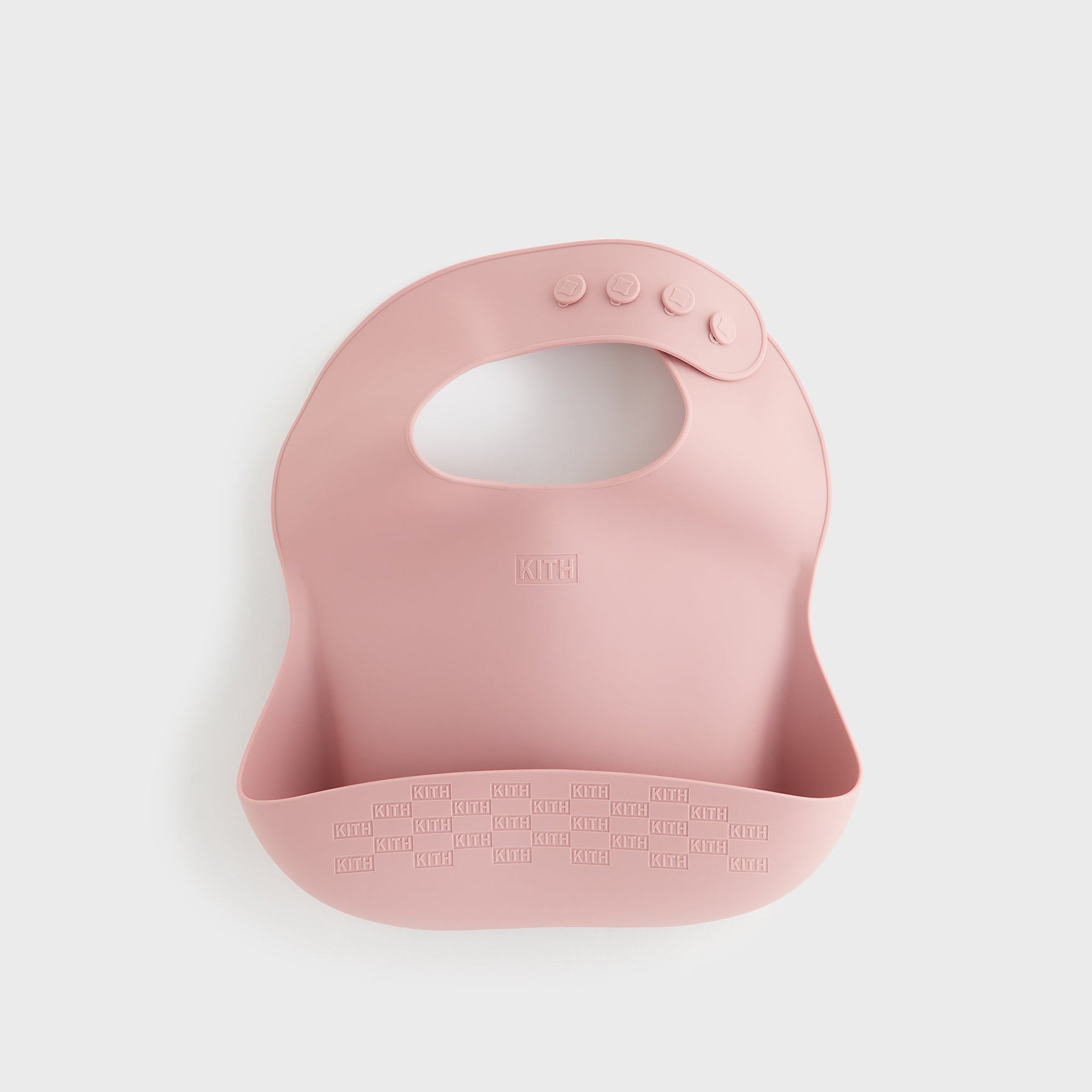 Kith Kids for Mushie シリコンベビービブ - ダスティークォーツ