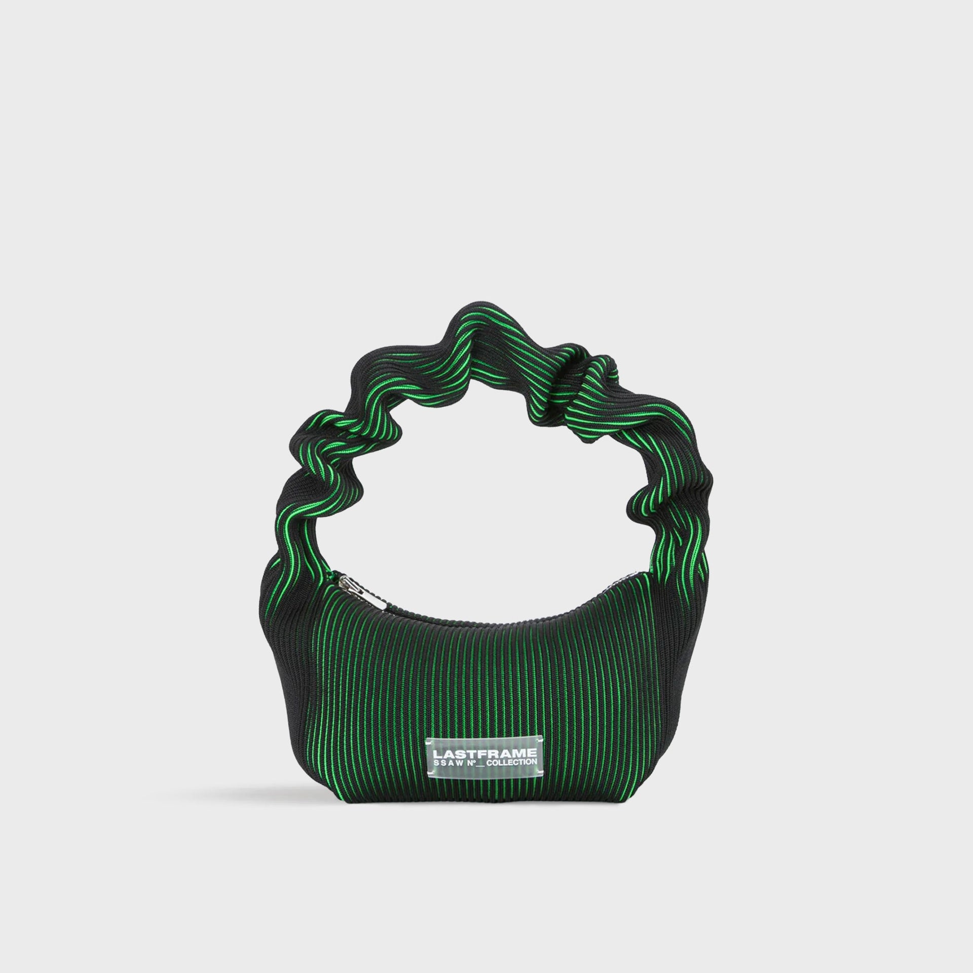 LASTFRAME Kasane Kushu Kushu Bag - Black / Neon Green
