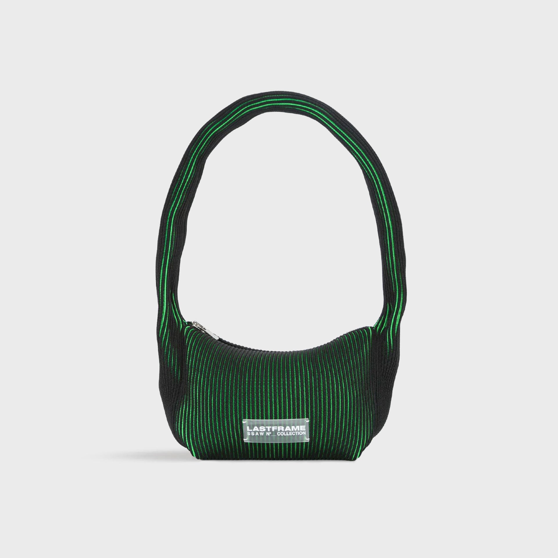 LASTFRAME Kasane Kushu Kushu Bag - Black / Neon Green