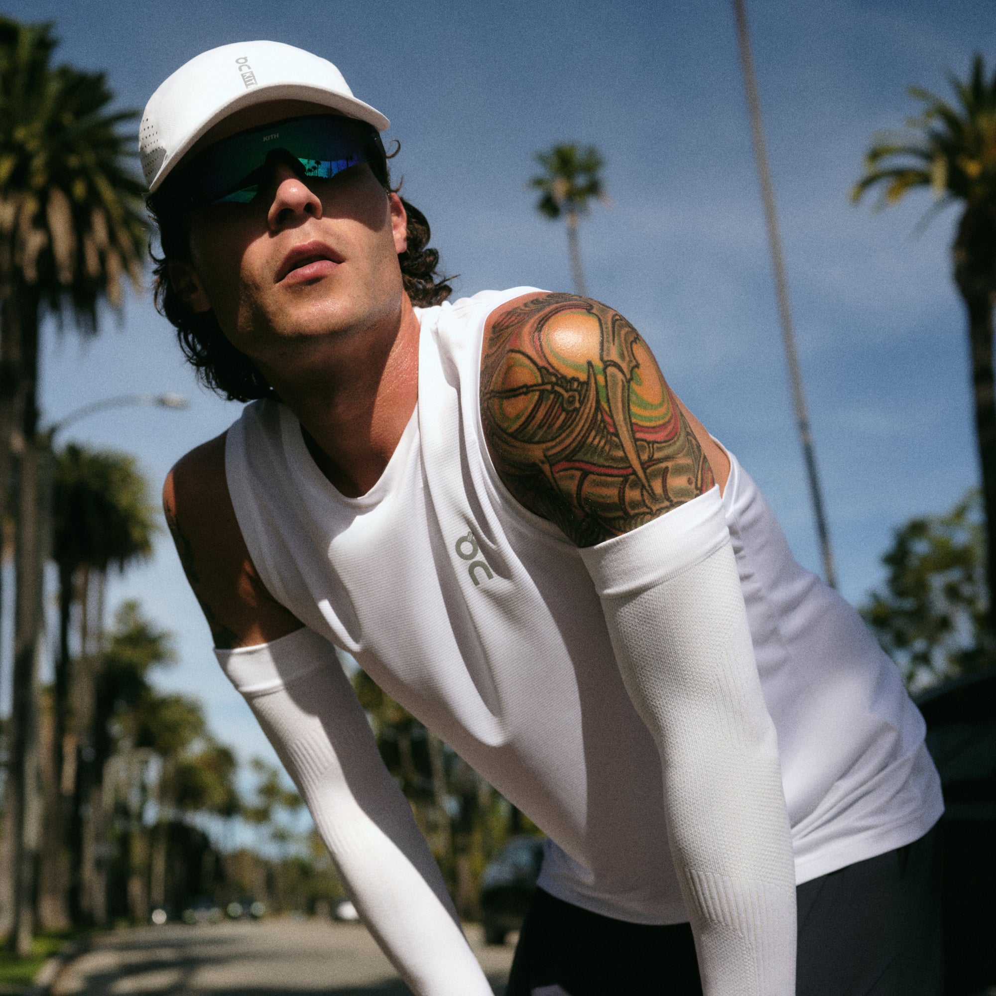 kith セットアップ　グリーン　Mサイズ KITH（キス） 25SS パイル生地 半袖シャツ ハーフパンツ セットアップ