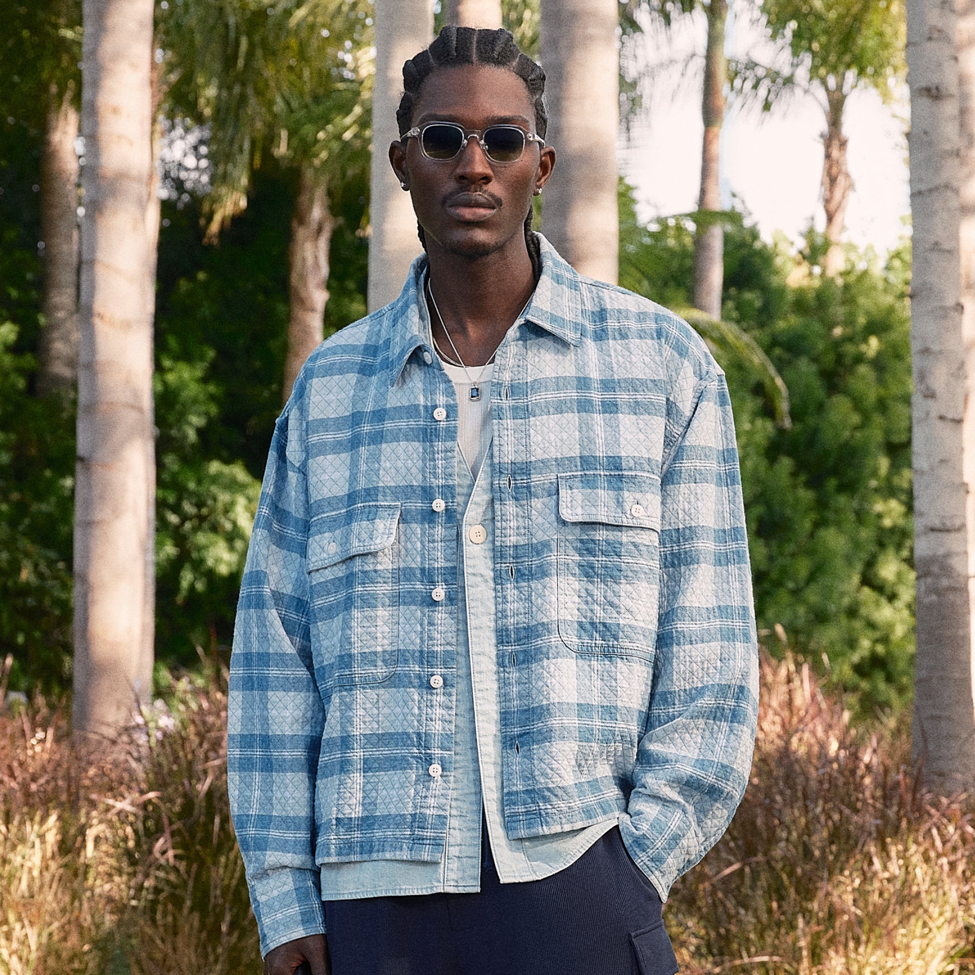Kith Silk Cotton Thompson Camp Collar Shirt - Black – Kith Japan