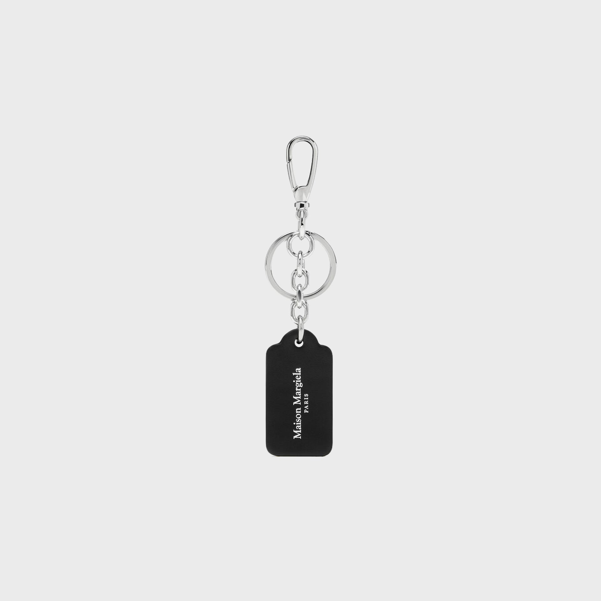 Maison Margiela Double Tag Keyring Small - Black