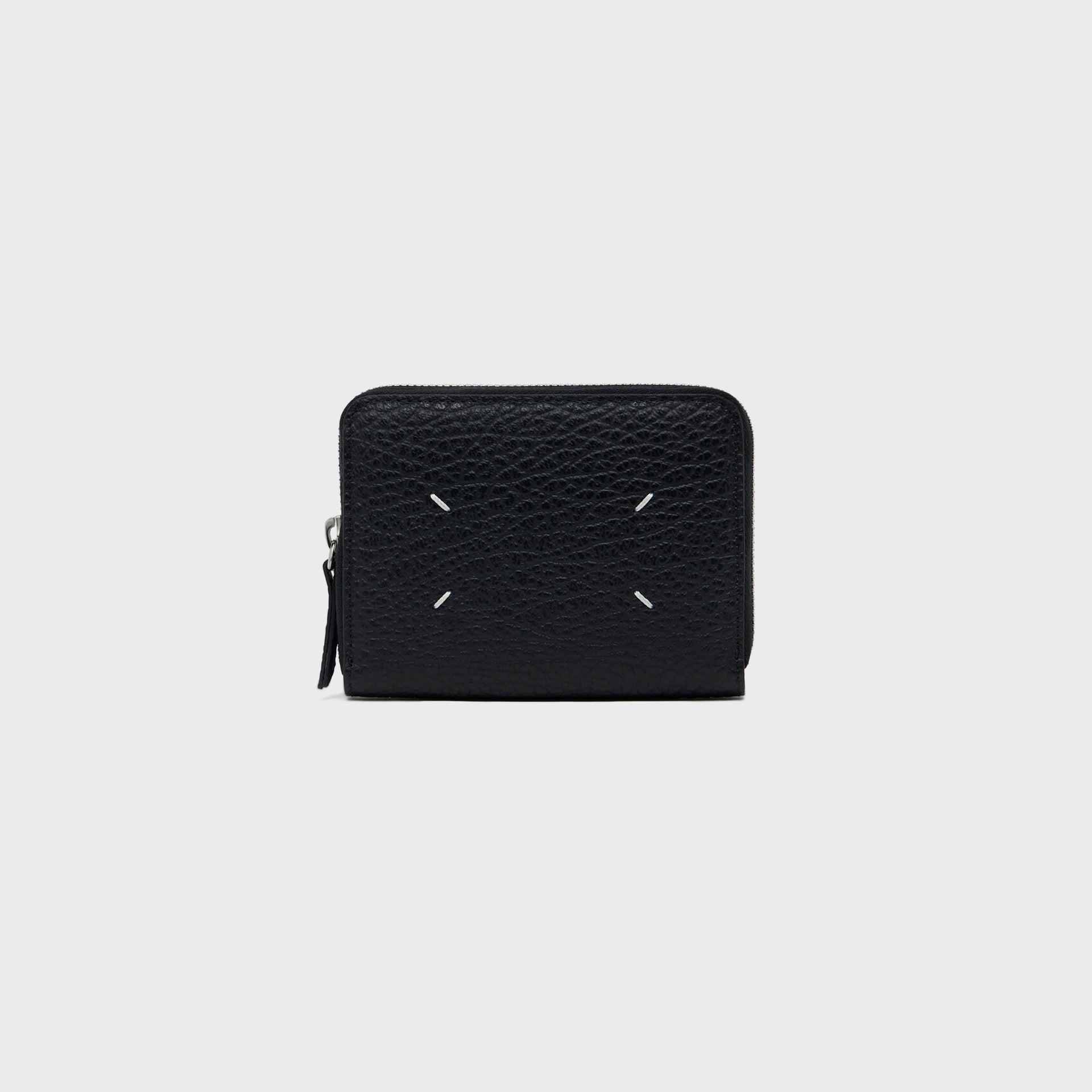 Maison Margiela 4 Stitch Wallet Zip Around Continental Small - Black
