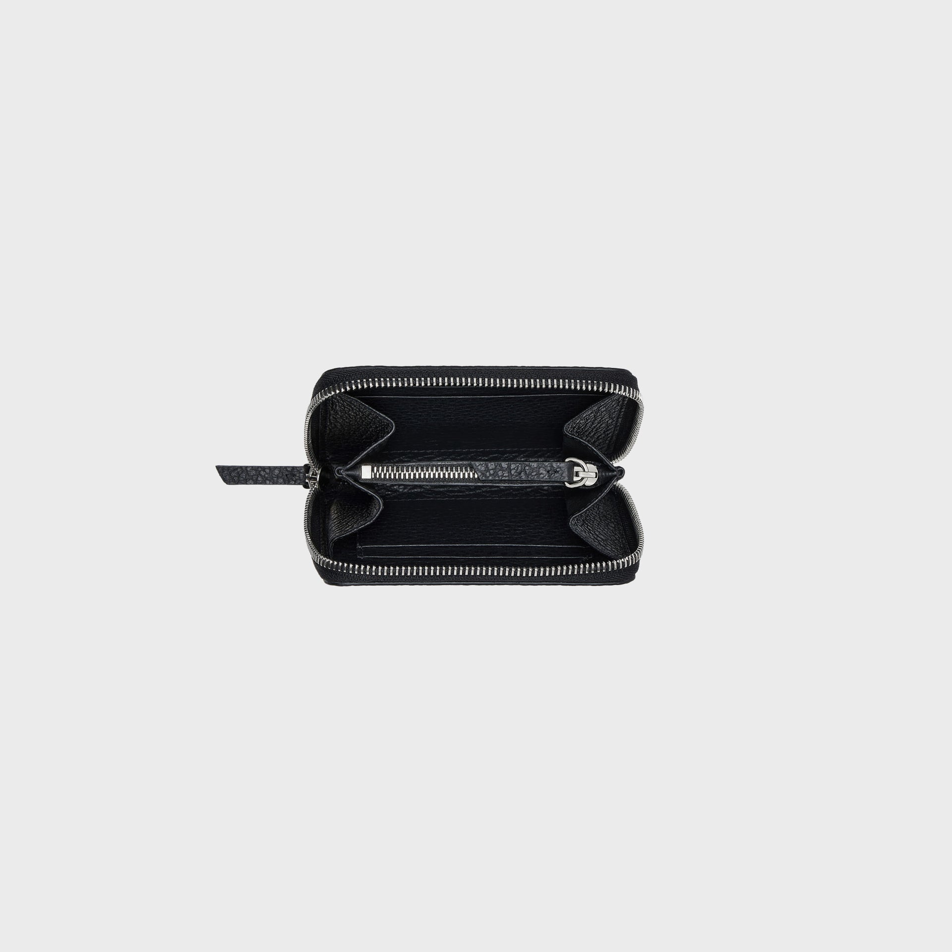 Maison Margiela 4 Stitch Wallet Zip Around Continental Small - Black