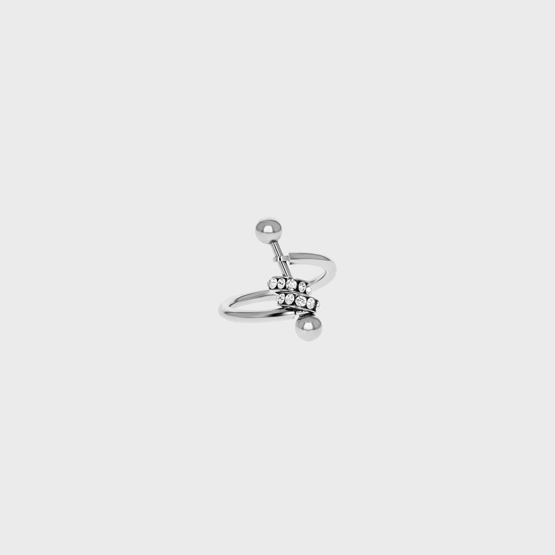 JUSTINE CLENQUET Molly Ring - Palladium