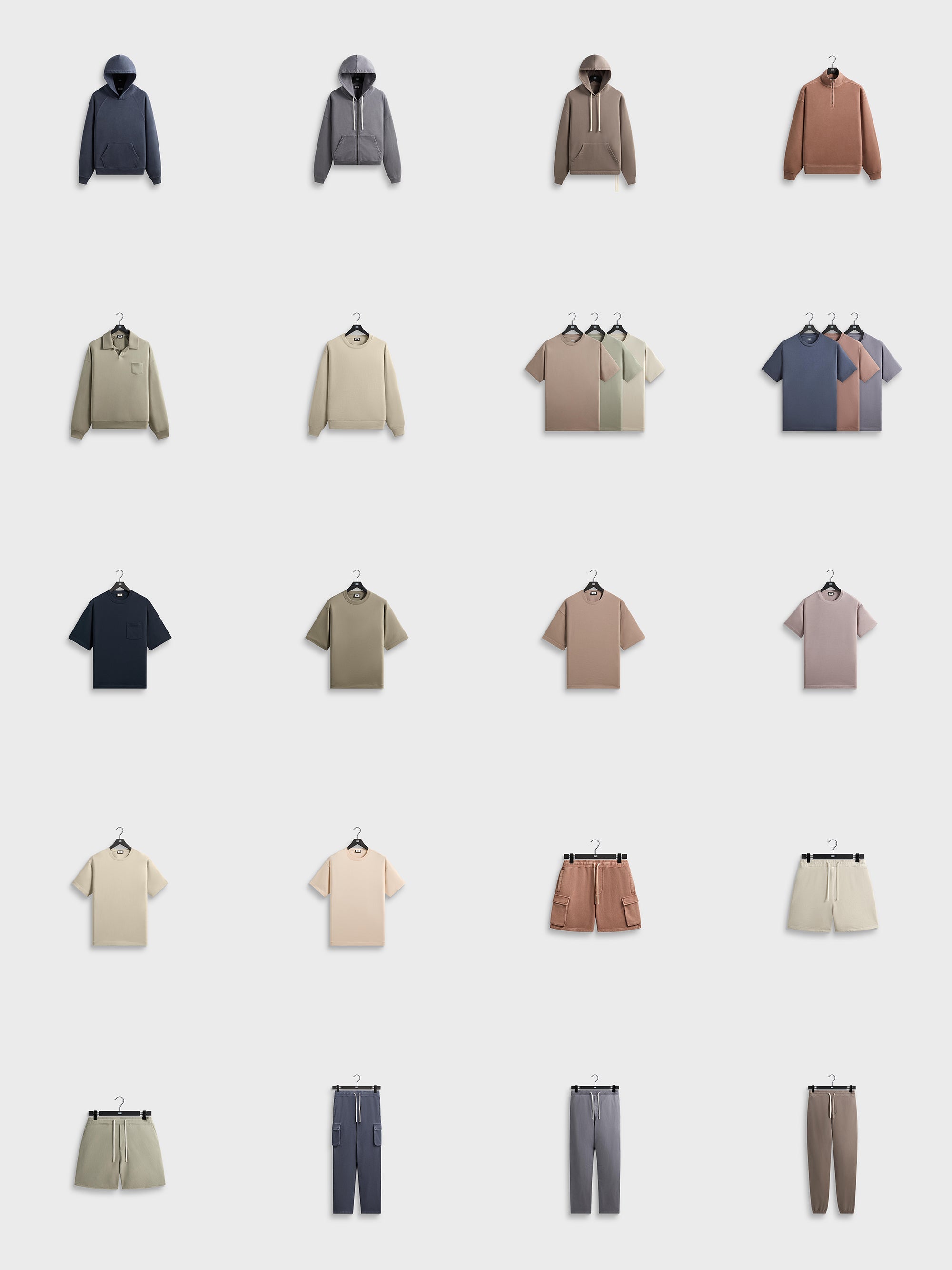 KITH ベージュ タオル生地セットアップ Kith 101 Spring 2026 Lookbook – Kith Japan