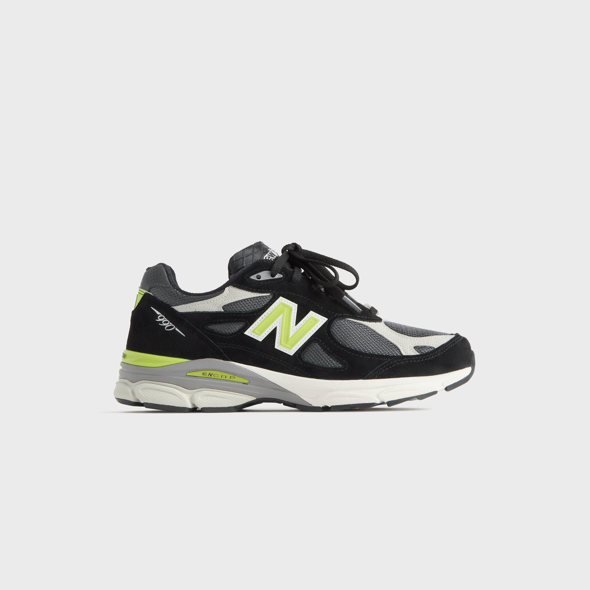 Kith & United Arrows & Sons for New Balance Made in USA 990v3 - Black / Oyster Mushroom