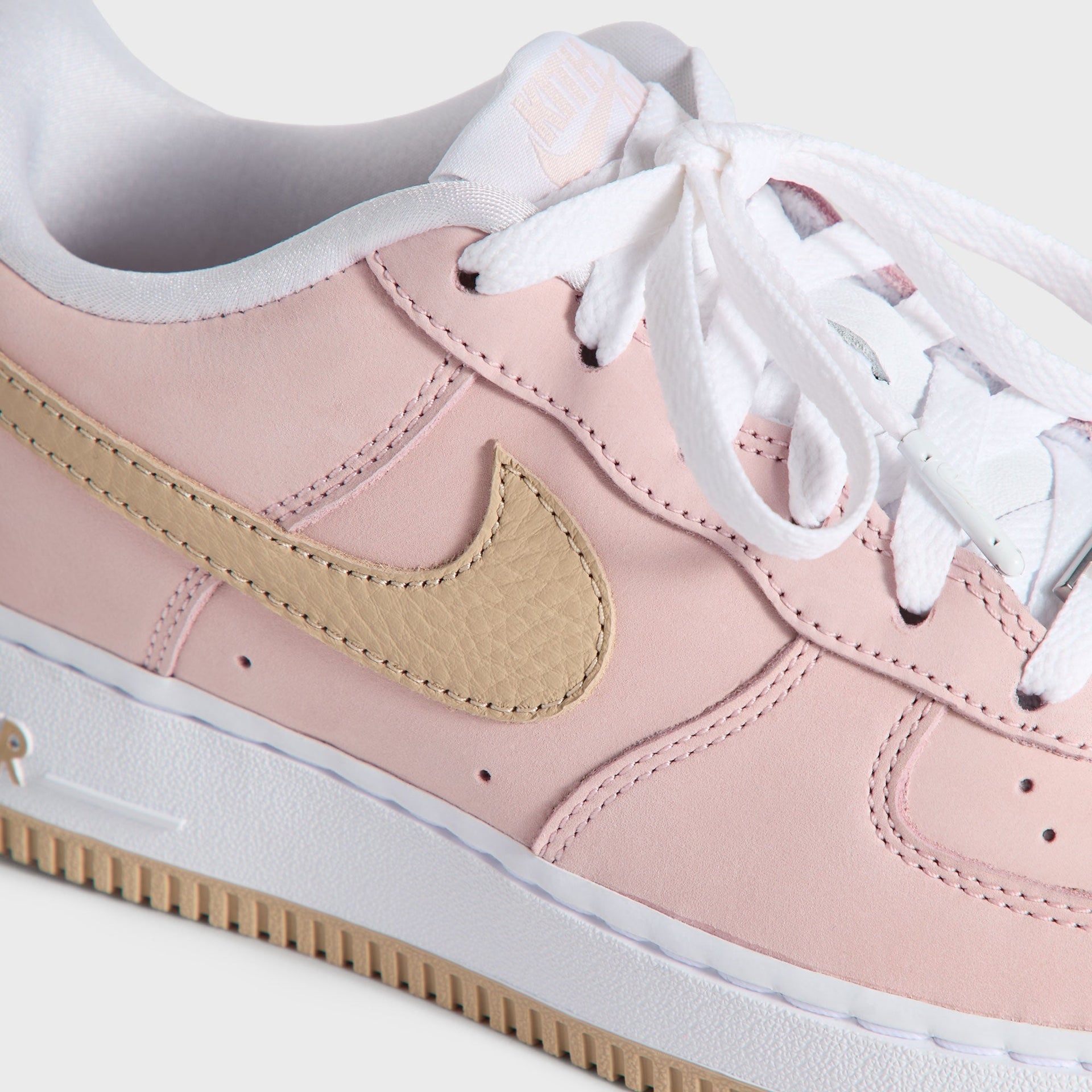 MADE-TO-ORDER | Kith for Nike Air Force 1 "Un-Linen" - Linen / Atmosphere / White
