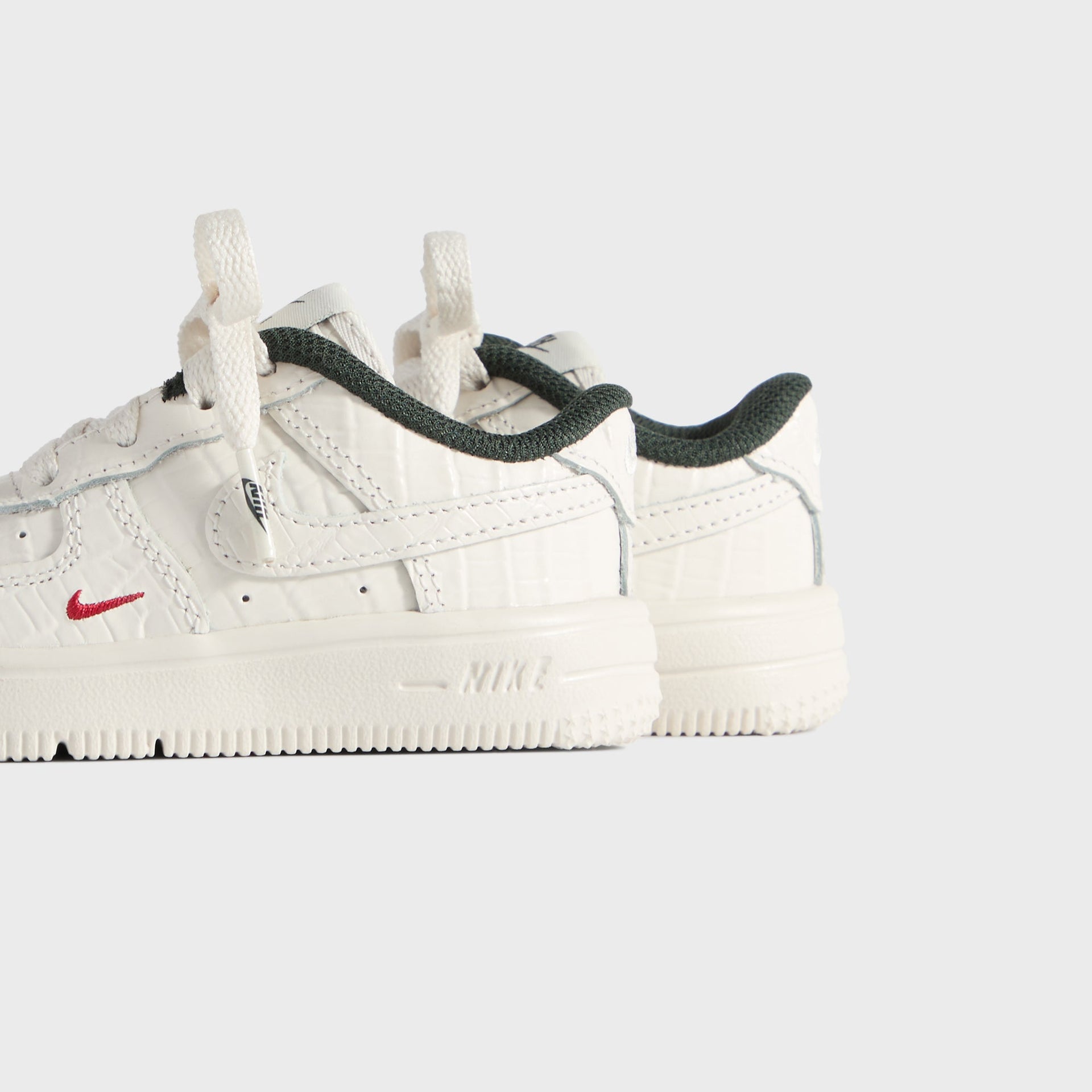 Kith for Nike TD Air Force 1 - Phantom / Black Spruce / Varsity Red