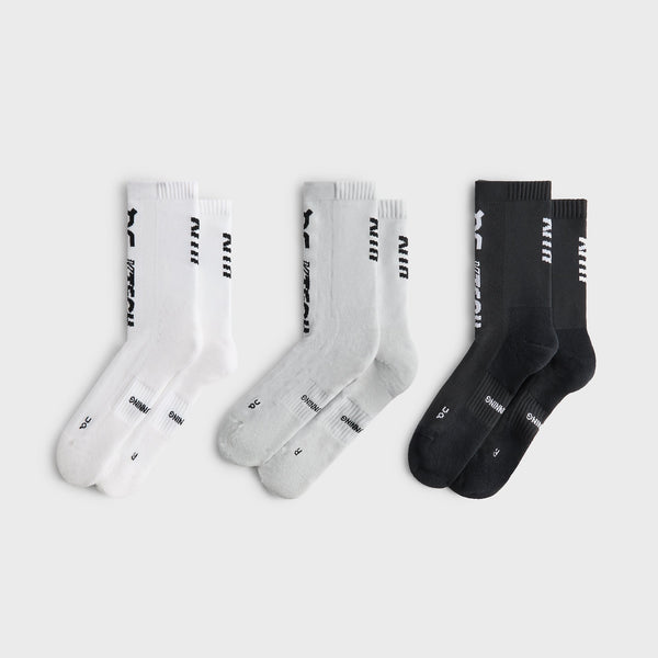Kith for On Core 3-Pack Run High Socks - Multi – Kith Japan