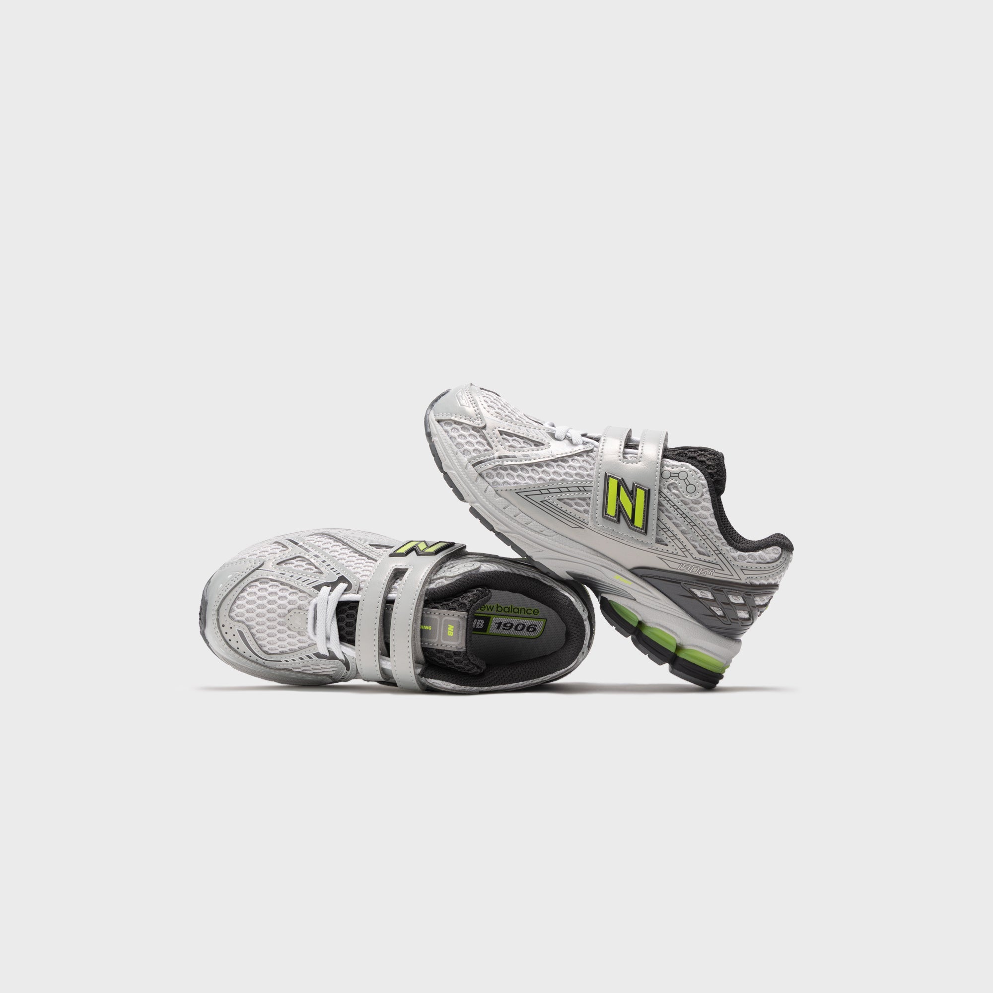 New Balance P190686C - Black Metallic with Alkaline Green – Kith Japan